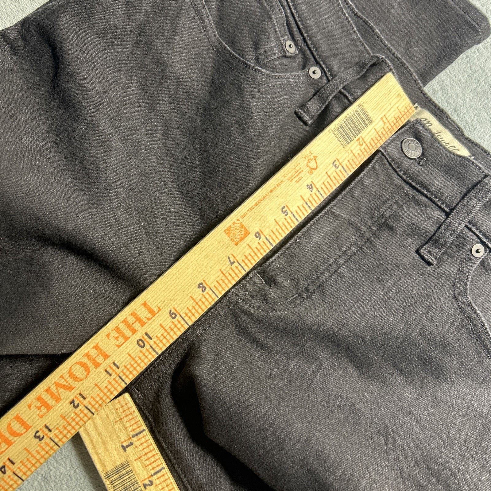 Madewell Beyond Baggy Jeans Womens 31 34x27 Dojo Black Hamilton Wide Size 31" - 12 Thumbnail