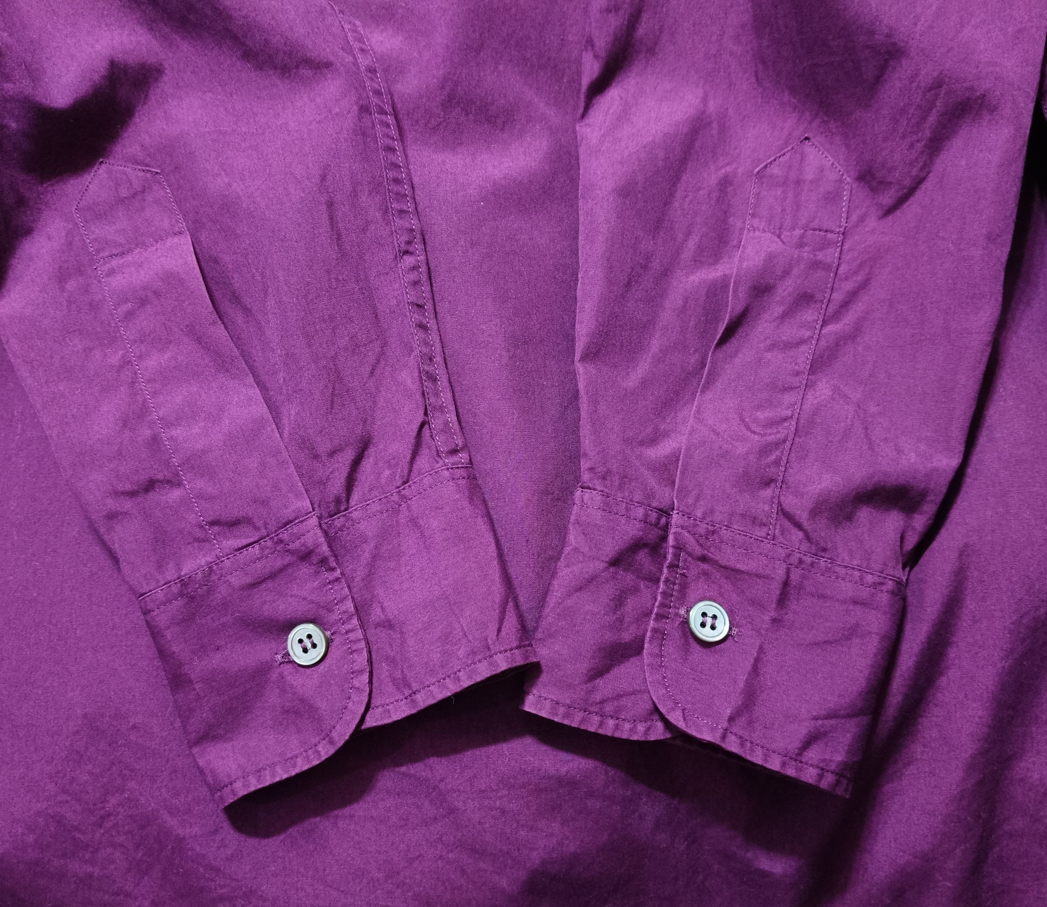 A.P.C. Long-sleeved purple shirt button ups Size US S / EU 44-46 / 1 - 7 Thumbnail