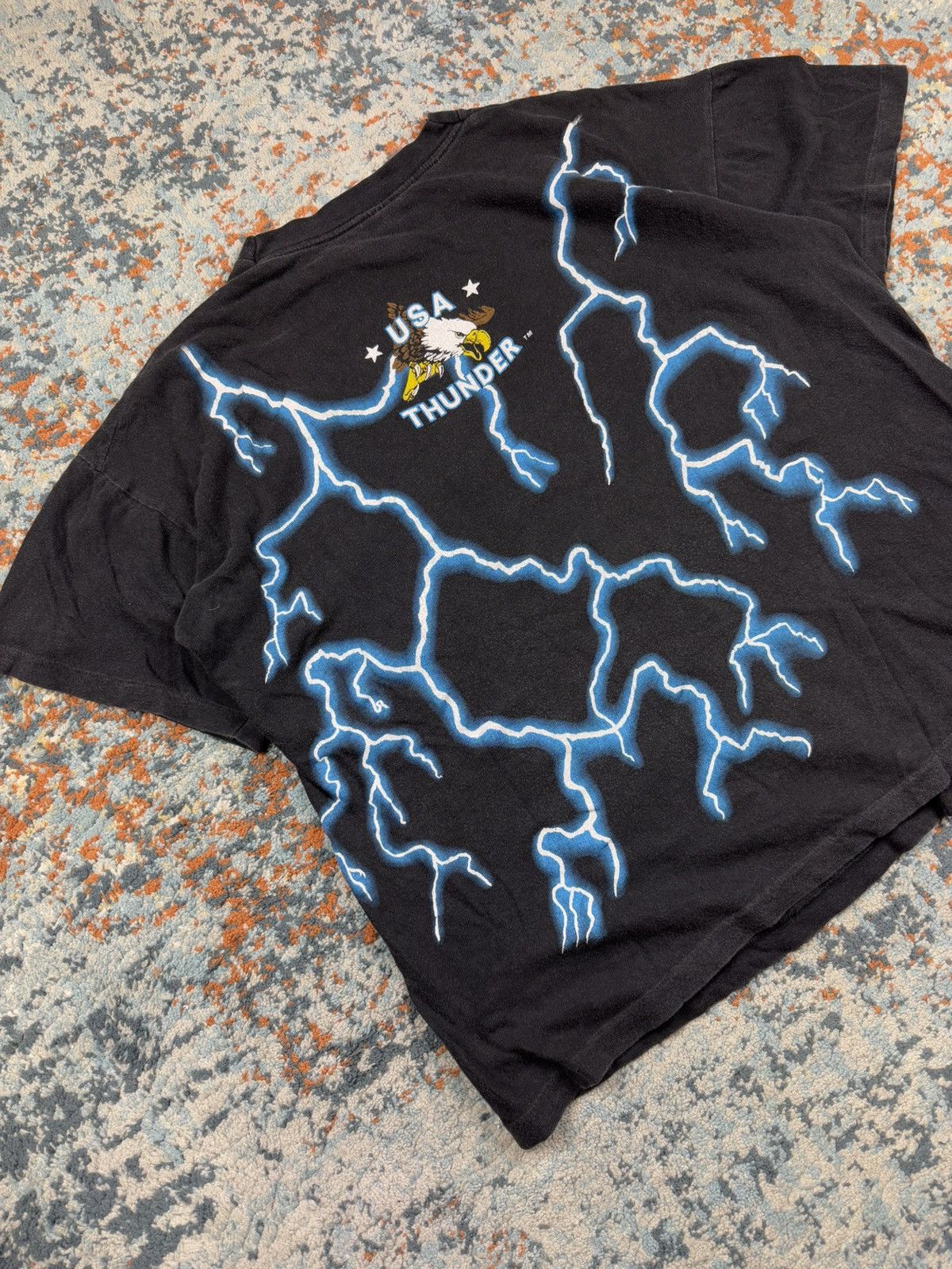 Vintage Vintage 90s USA Thunder don’t fear the reaper graphic tee Size US L / EU 52-54 / 3 - 4 Thumbnail