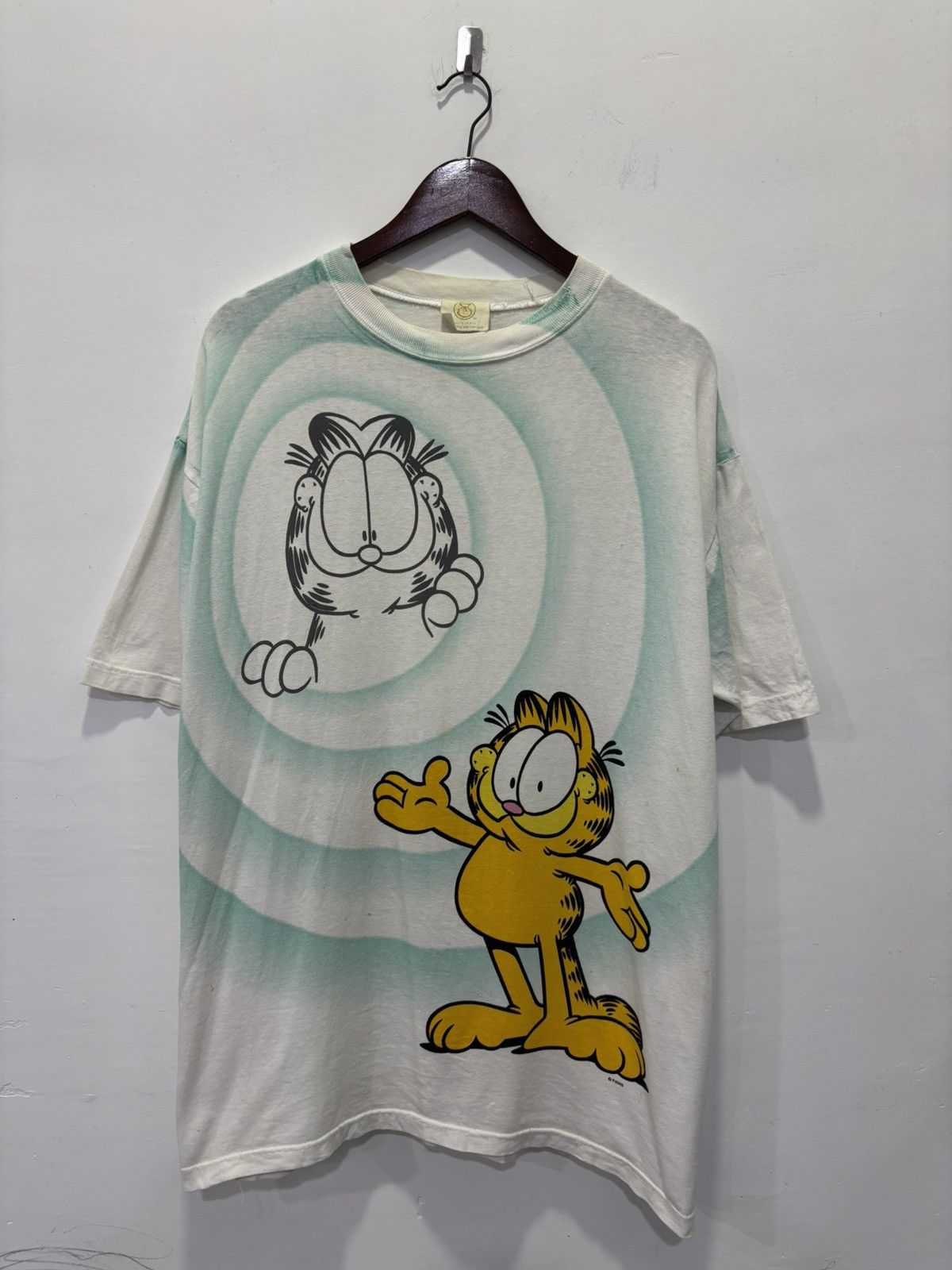 Cartoon Network Vintage Overprint Garfield Bulleyes Tshirt Size US XL / EU 56 / 4 - 1 Thumbnail