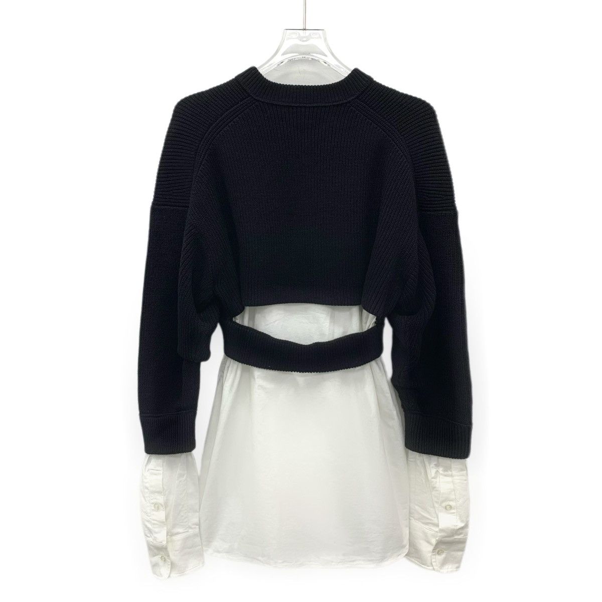 Alexander Wang Alexander Wang Long Sleeve Shirt Spliced Cardigan Coat K26WX Size XS / US 0-2 / IT 36-38 - 2 Thumbnail