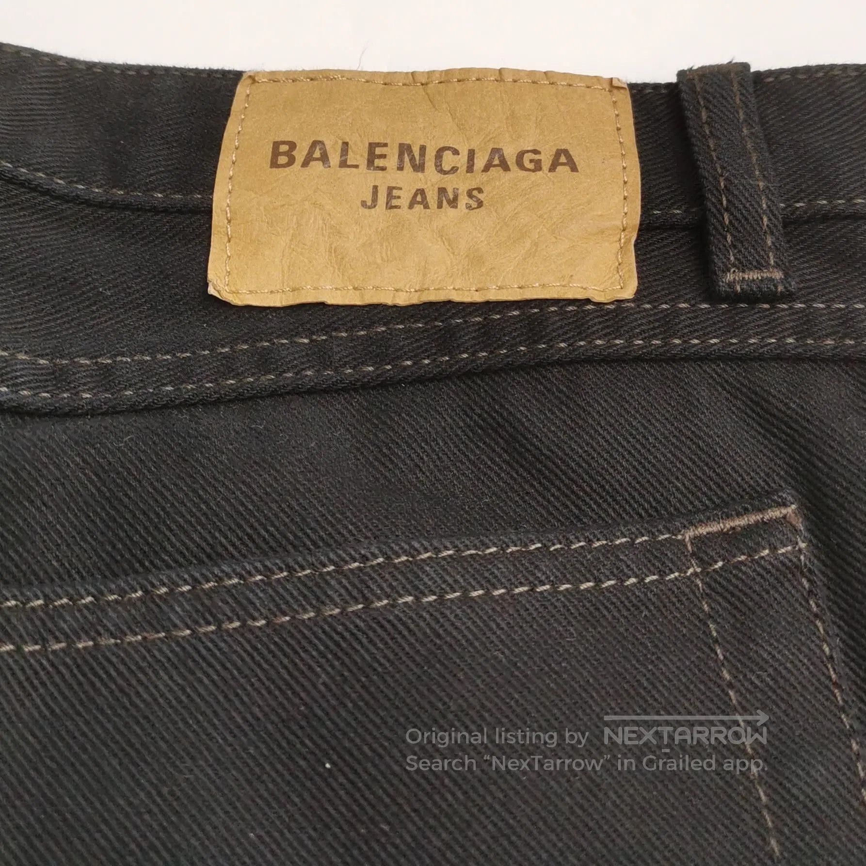 Balenciaga Balenciaga Cotton Buttoned Denim Pants S/30. Size US 30 / EU 46 - 1 Thumbnail