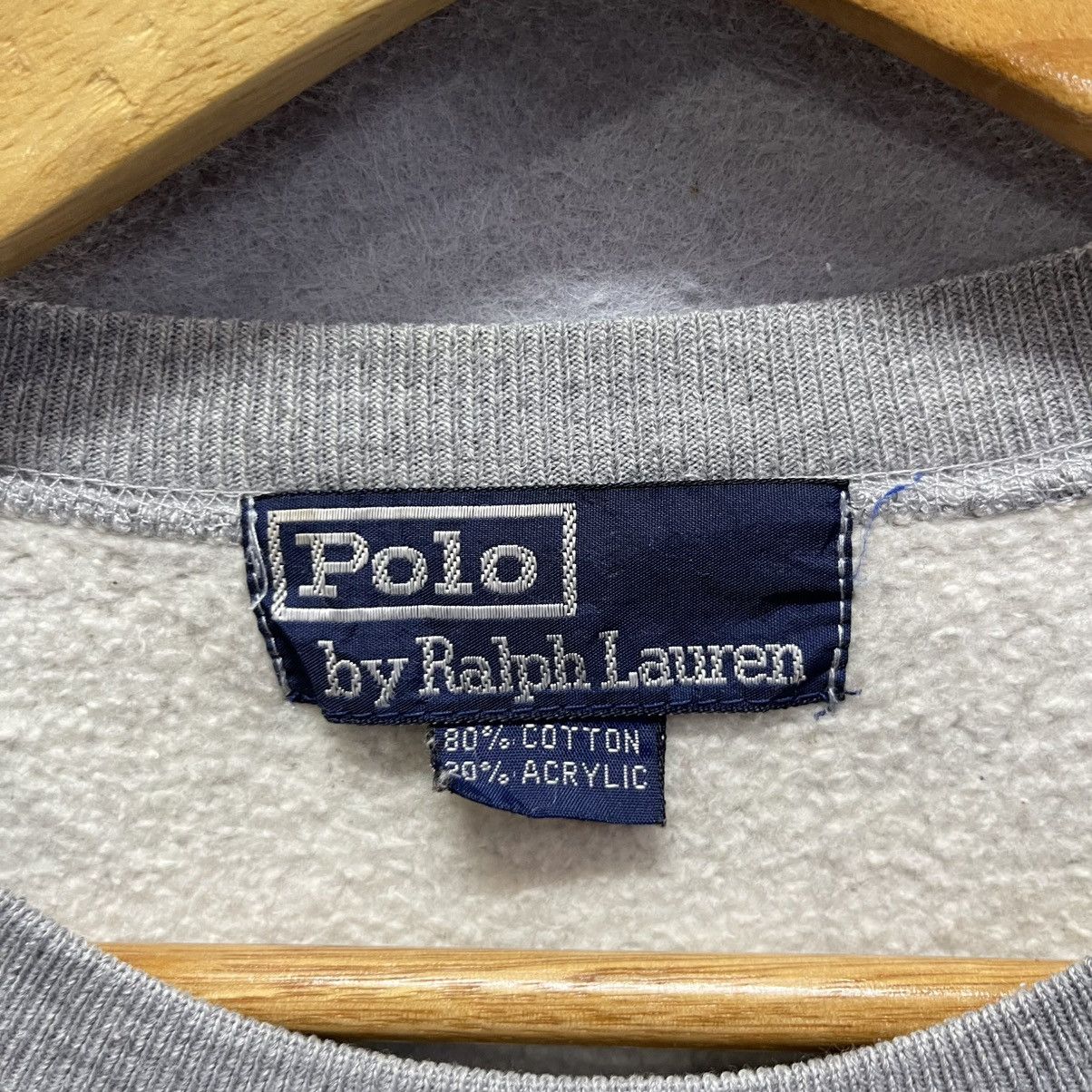 Polo Ralph Lauren Vintage Polo by Ralph Lauren Grey Crewneck – 80s/90s Size US XL / EU 56 / 4 - 9 Thumbnail