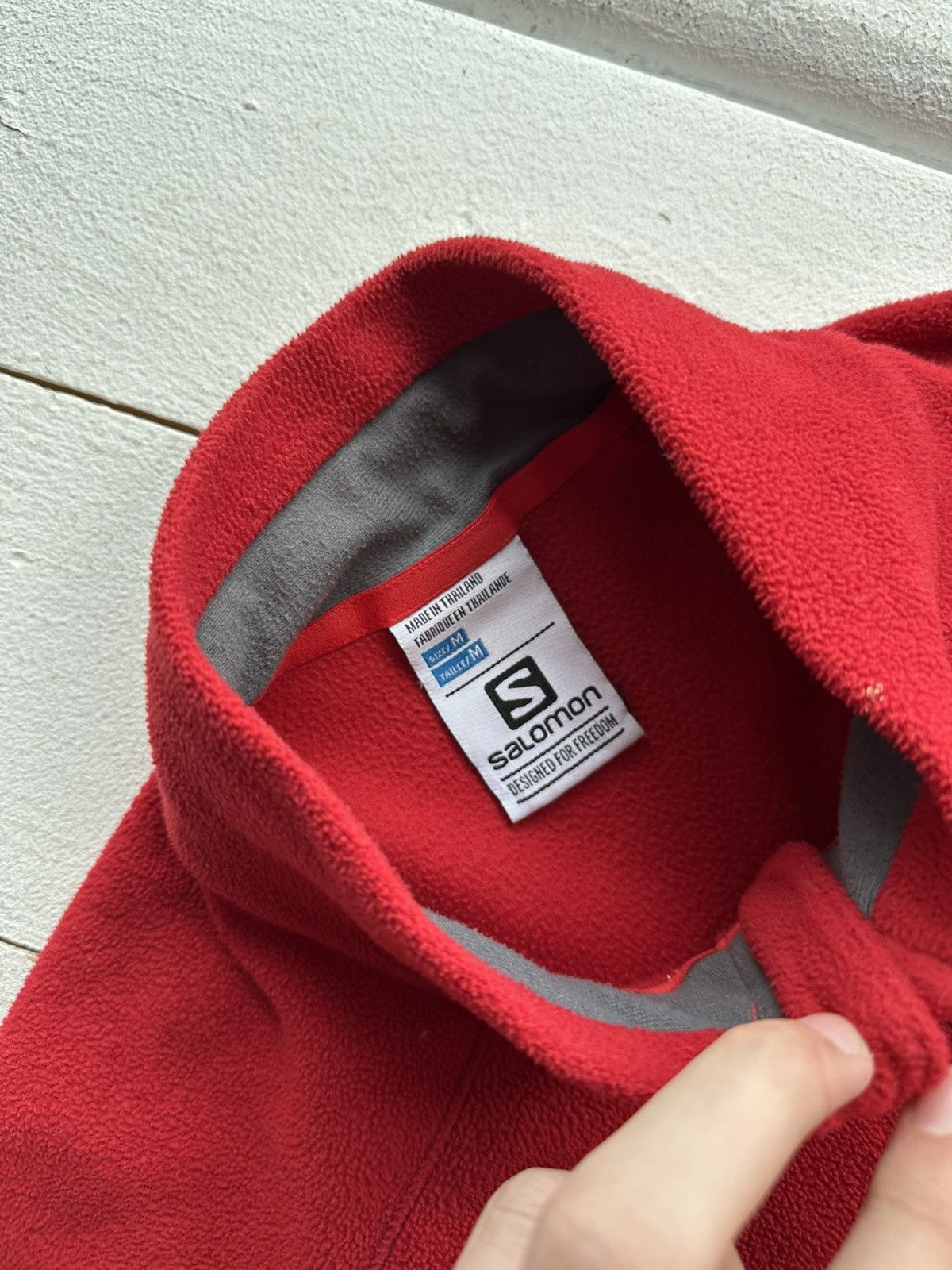 Salomon 🚨Y2K Salomon outdoor Pocker fleece Hoodie vintage big logo Size US M / EU 48-50 / 2 - 5 Thumbnail