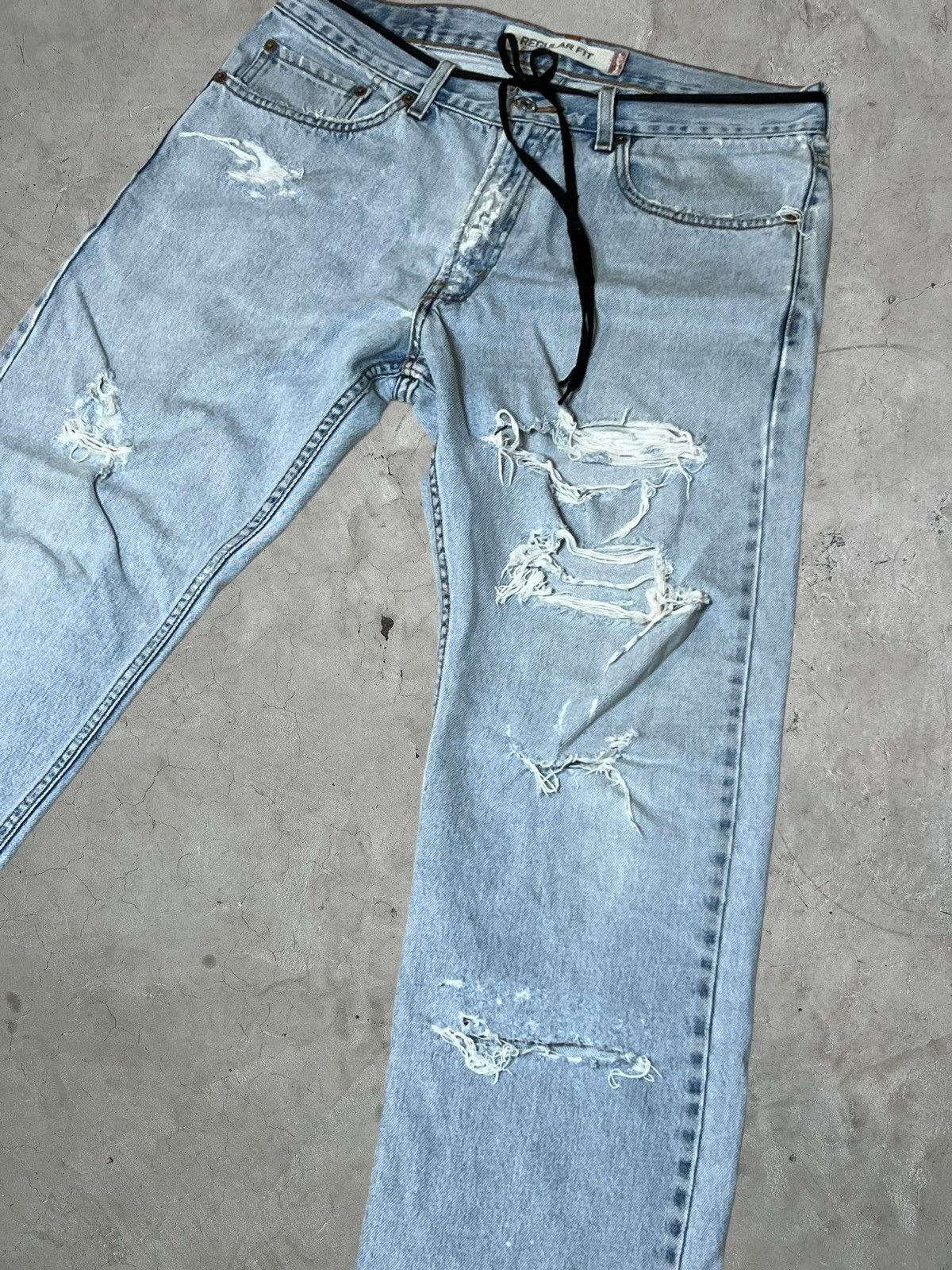Levi's Vintage Blue Denim Levi’s Size US 33 - 4 Thumbnail