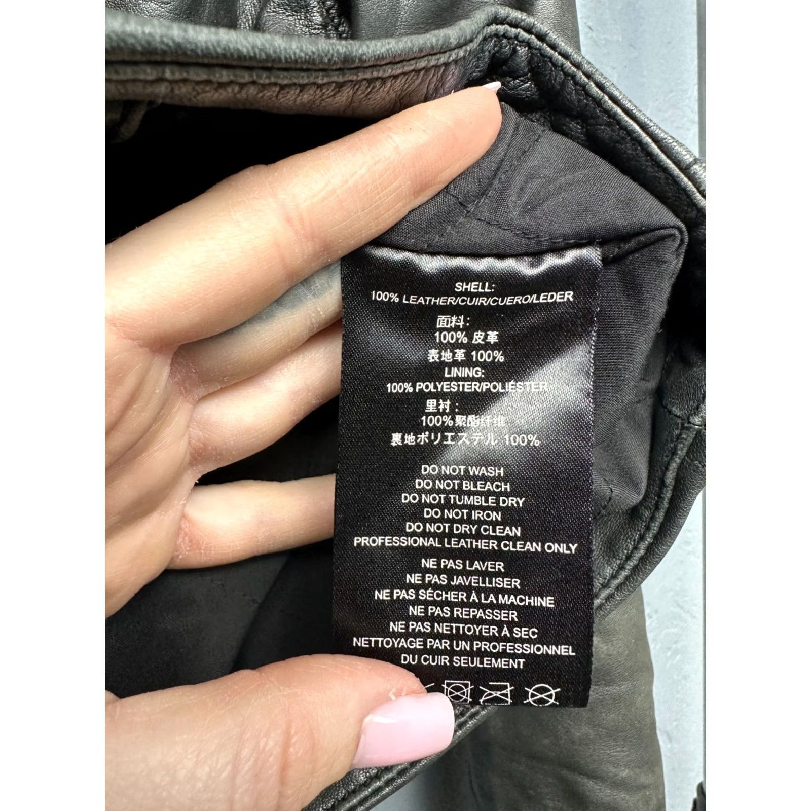 Vintage Tesla Womens Leather Jacket XS Size Black Zipper Biker Shirt Jacket Womens XS Tesla Leather Jacket Black XS Women’s Jacket Size XS / US 0-2 / IT 36-38 - 6 Thumbnail
