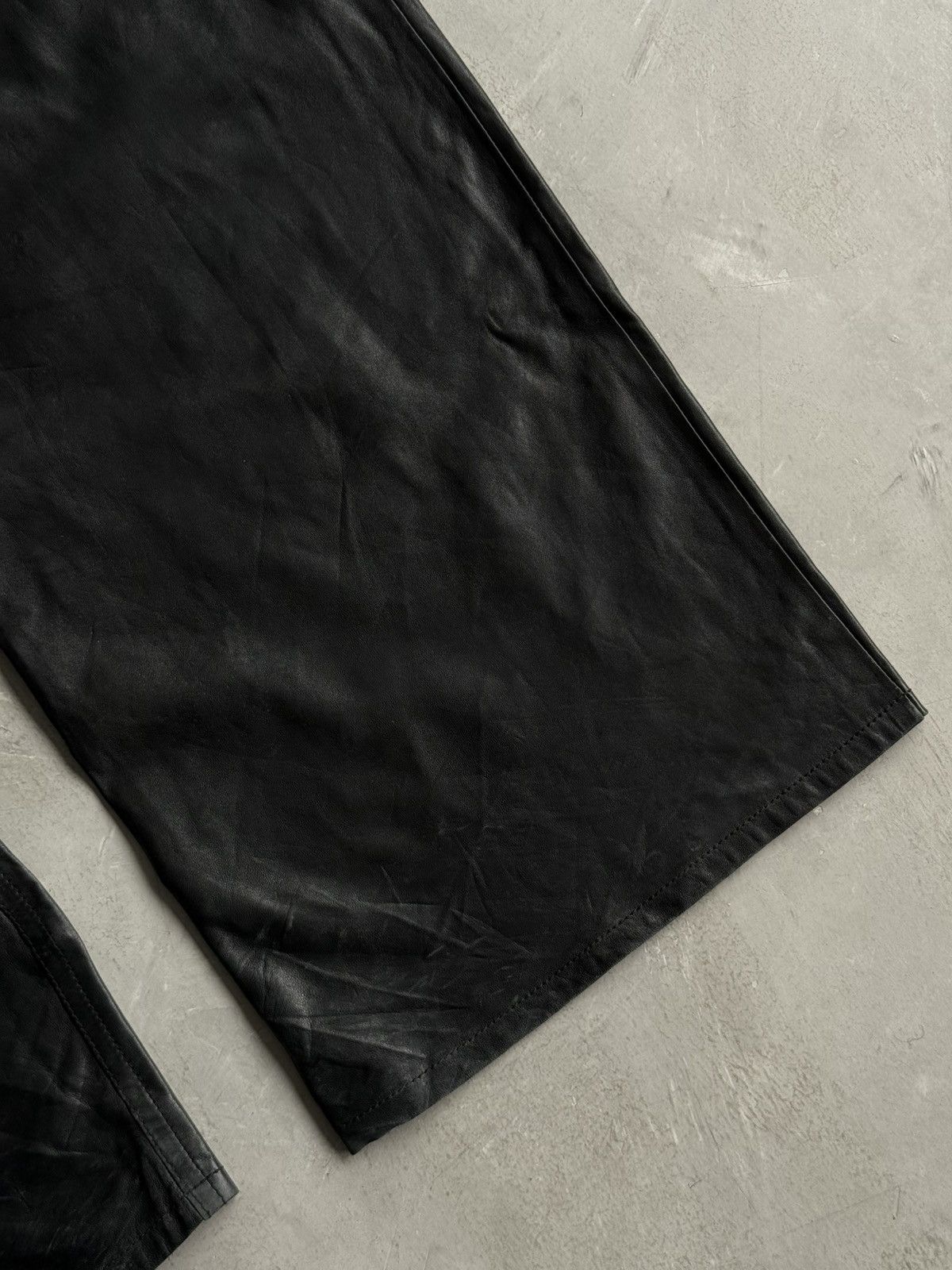 Balenciaga Balenciaga - Sample Baggy Leather Pants Size US 34 / EU 50 - 8 Thumbnail