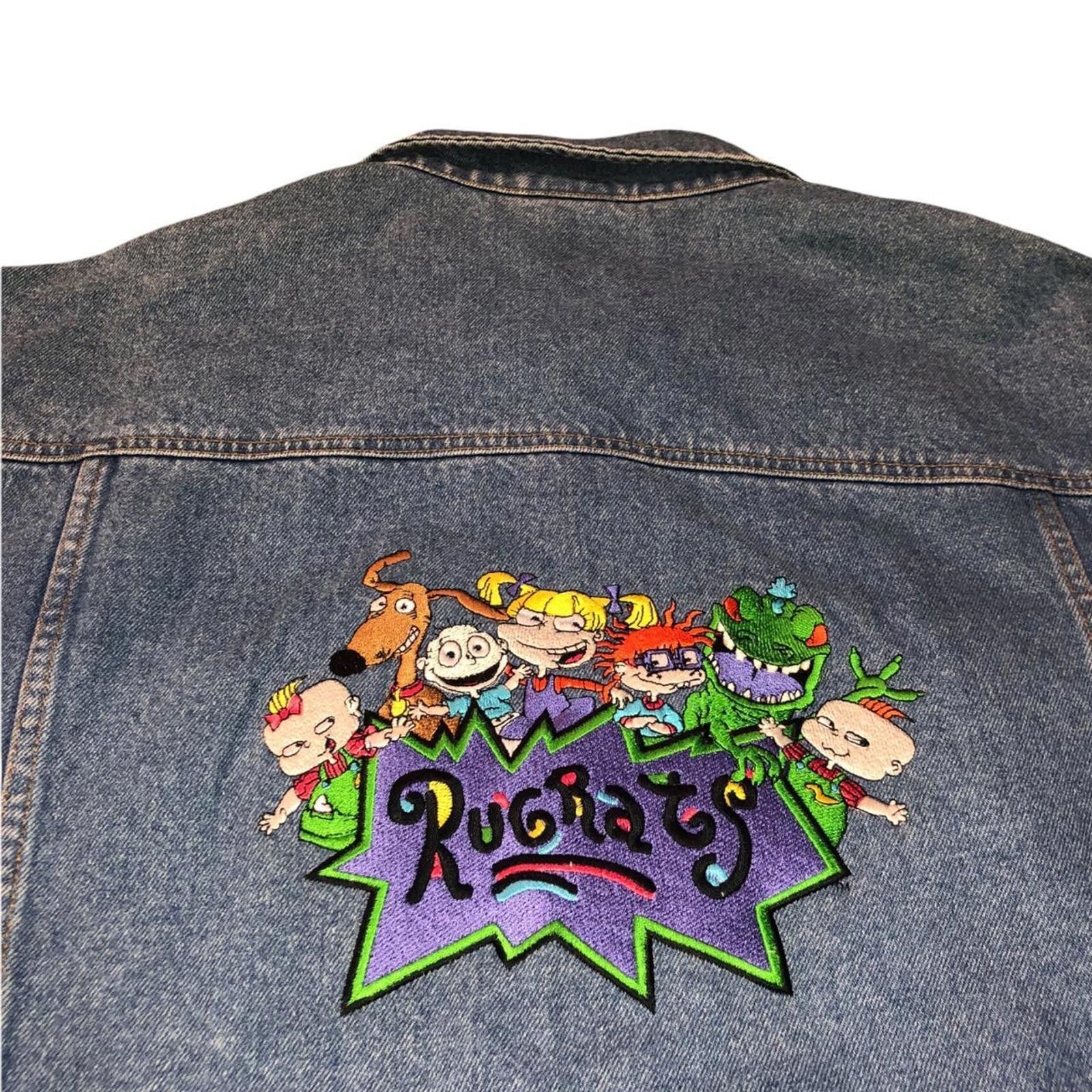 Designer Vintage 90s Nickelodeon Rugrats Universal Studios Denim Size US L / EU 52-54 / 3 - 4 Thumbnail