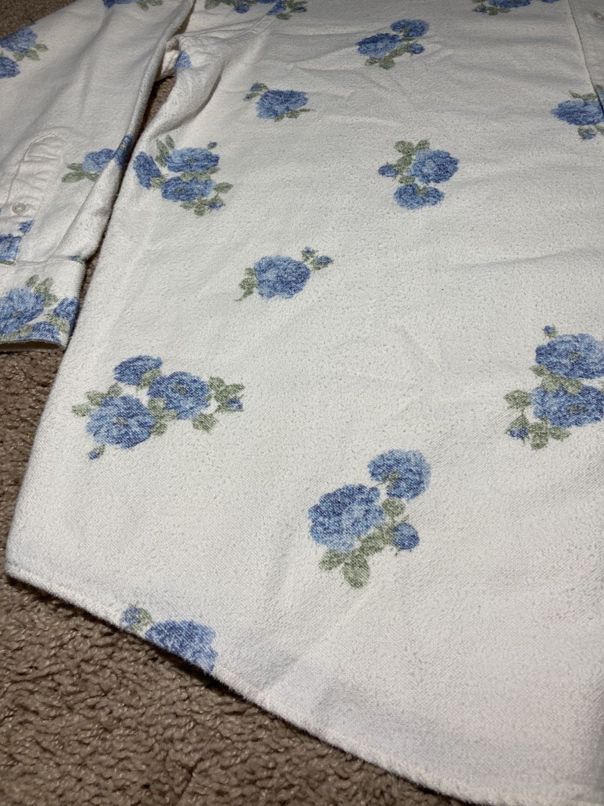 Martine Rose AW22 Martine Rose Floral Flannel Special 2022 Curtain Cloth Size US XL / EU 56 / 4 - 5 Thumbnail