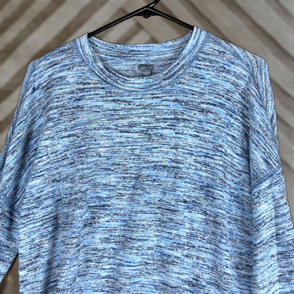 Vintage Aerie Womens Sweater Blue Marbled Drawstring Waist Long Sleeve Stretch Medium Size M / US 6-8 / IT 42-44 - 1 Thumbnail