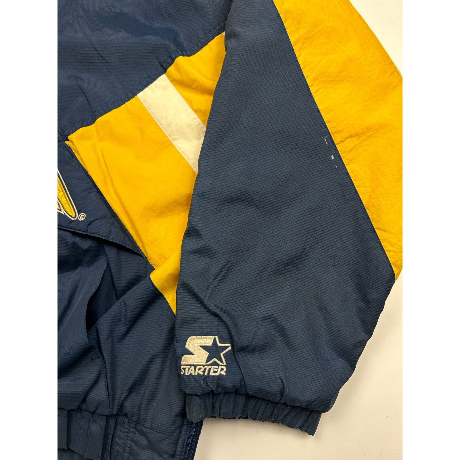 Vintage Vintage 90s Michigan Wolverines Embroidered Half Zip L Size US L / EU 52-54 / 3 - 7 Thumbnail