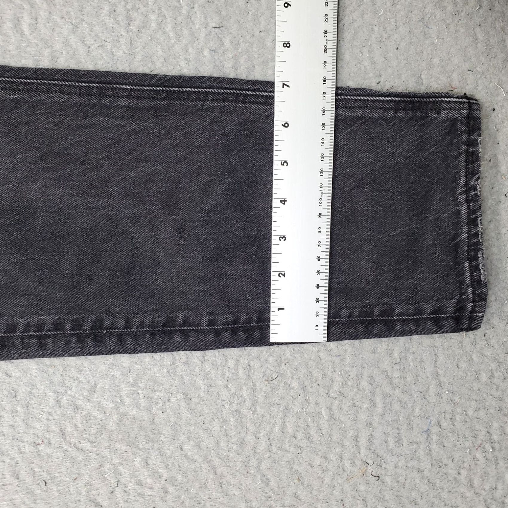American Eagle Outfitters American Eagle Outfitters Jeans Womens 2 Black Denim Stretch High Rise Distressed Straight 5-Pocket Size 26" / US 2 / IT 38 - 5 Thumbnail