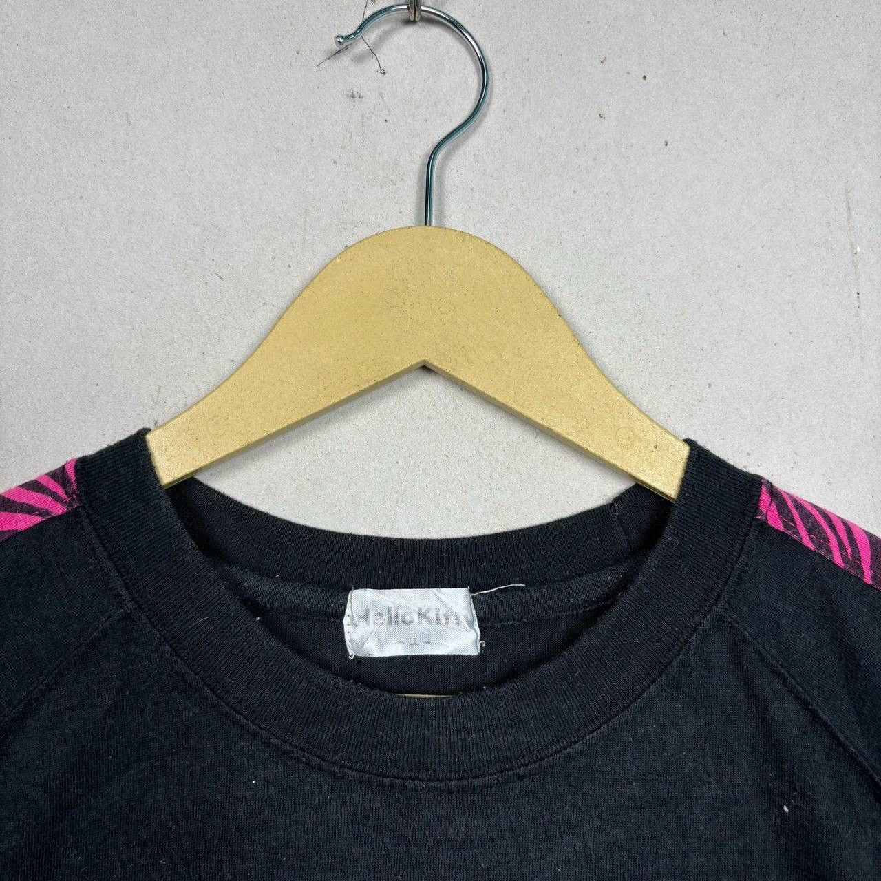 Other Vtg Hello Kitty Zebra Shirt Y2K Sanrio Nerd Glasses Pink L Size US L / EU 52-54 / 3 - 4 Thumbnail