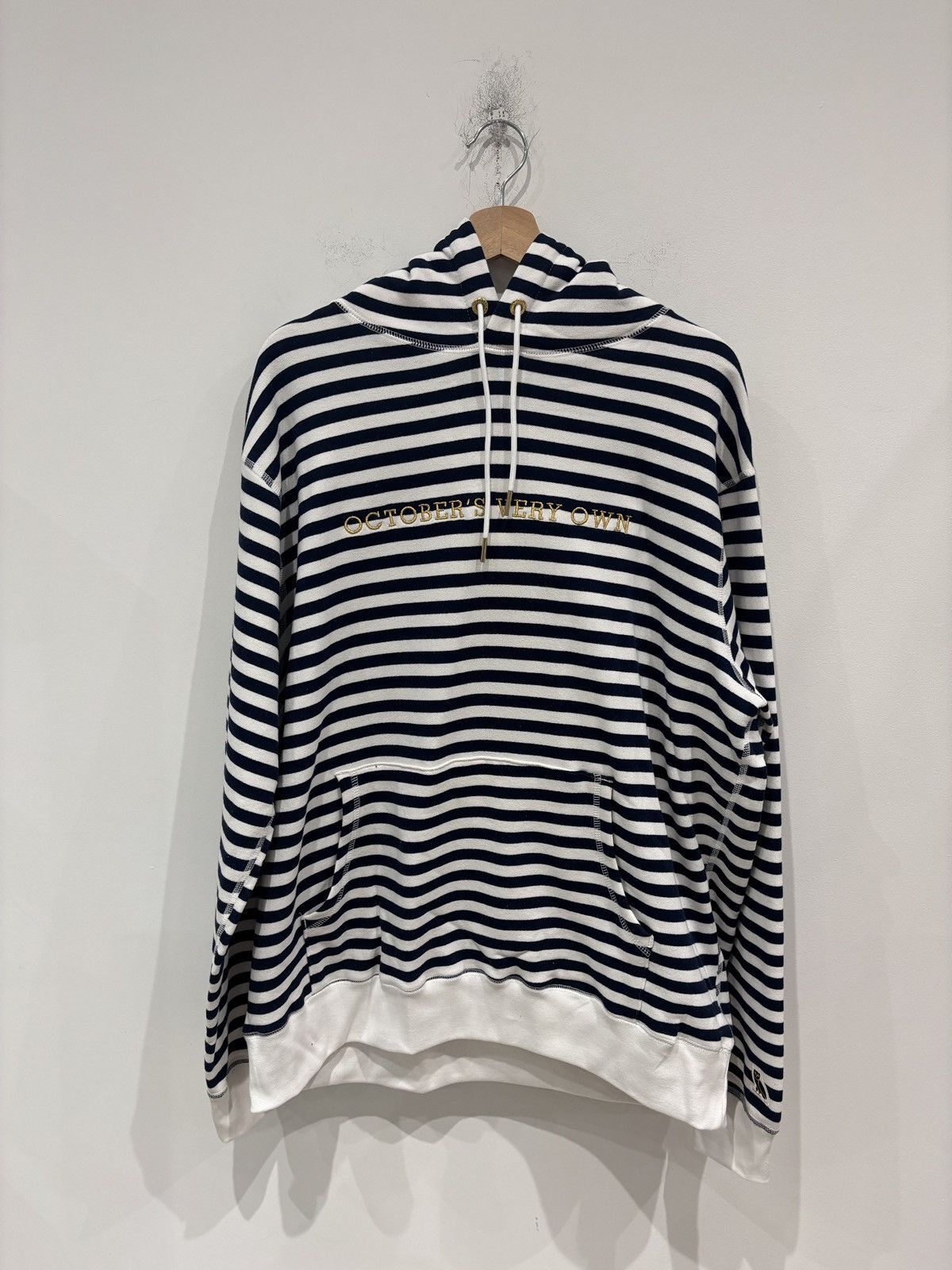 October's Very Own OVO Striped Pullover Hoodie Size: XXL Size US XXL / EU 58 / 5 - 1 Thumbnail