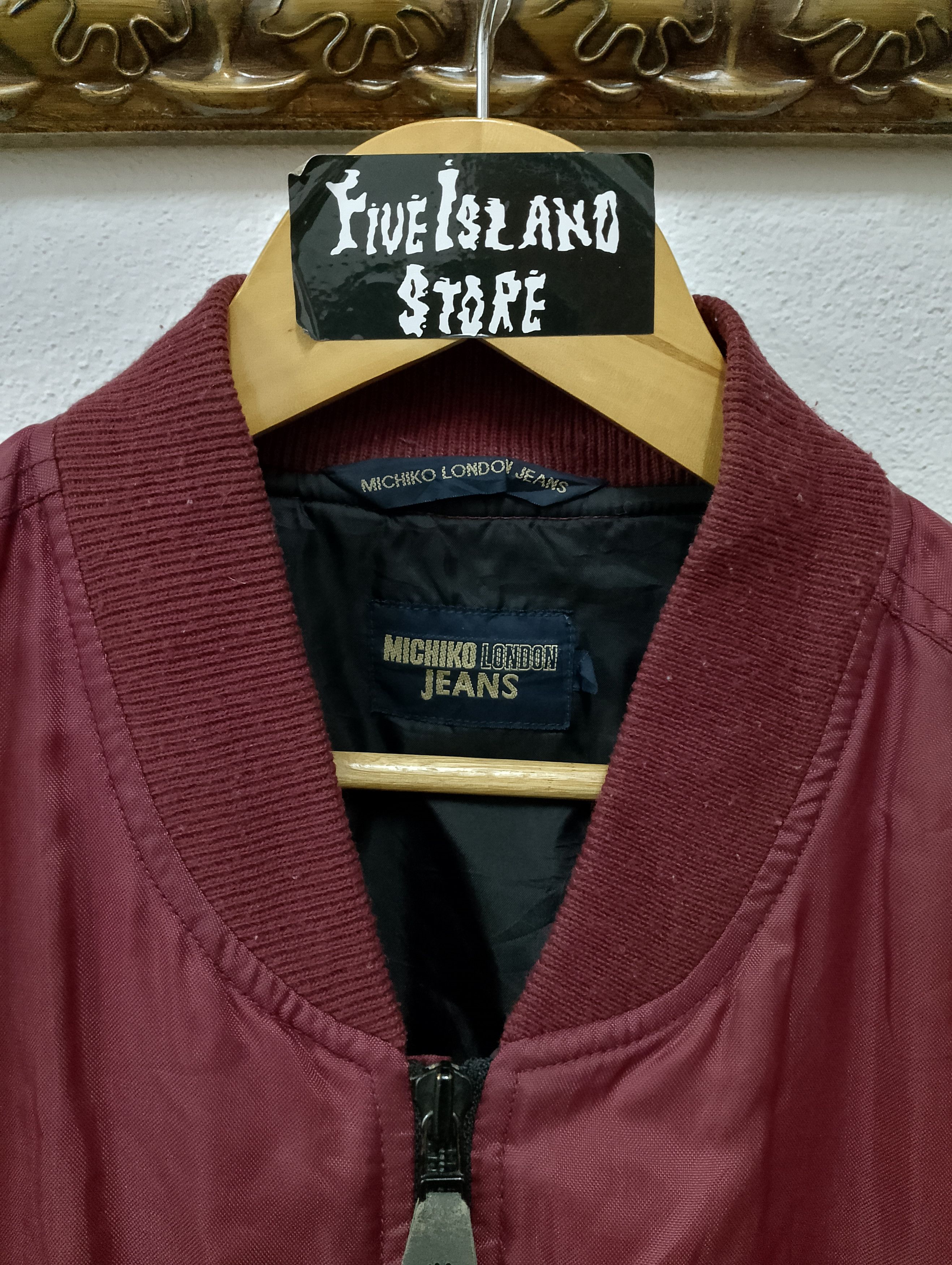Michiko Koshino London Vintage 90s Michiko London Jeans Bomber Jacket Size US L / EU 52-54 / 3 - 3 Thumbnail