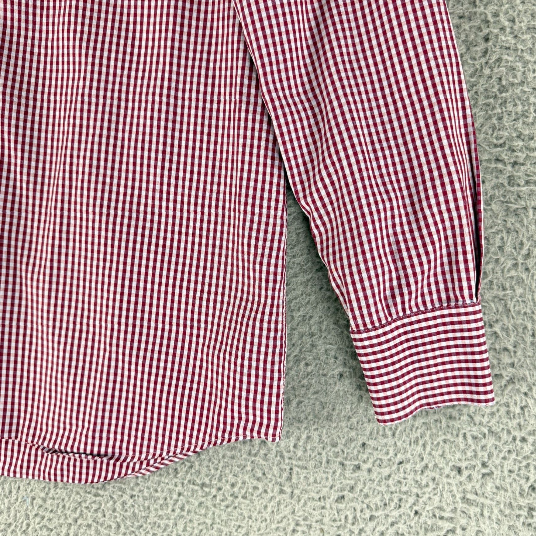 Paul Smith Paul Smith Button-Up Shirt Mens Large Red Check Print Made in Italy Slim Fit LS Red Check Print Shirt Mens L Slim Fit Paul Smith Size US L / EU 52-54 / 3 - 3 Thumbnail