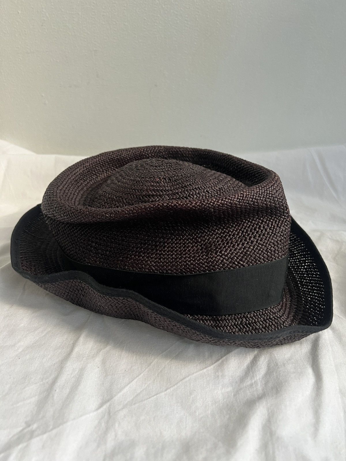 🍂Paul Harnden Haymaker porkpie straw hat