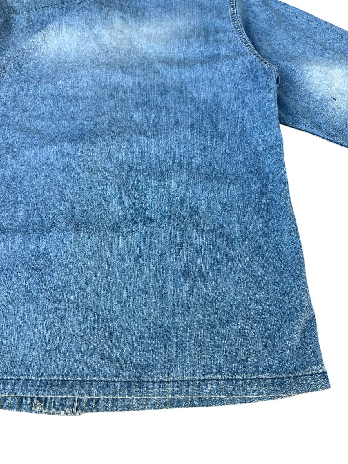Blue Blue Japan Vintage Blue Blue Japan Dirty Mud Stains Denim Jacket Size US L / EU 52-54 / 3 - 22 Thumbnail
