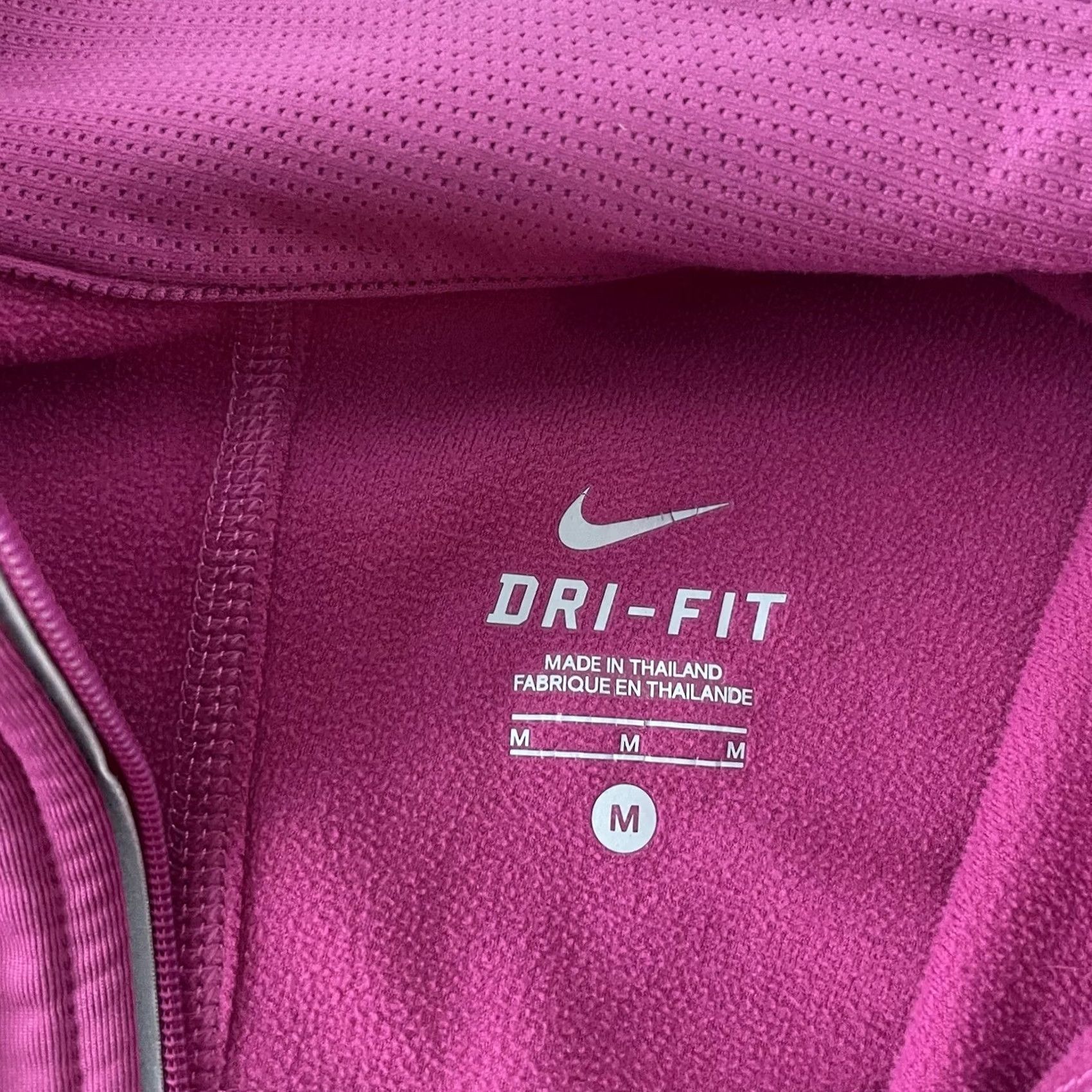 Nike Nike Dri-FIT Full Zip Atheltic Jacket Womens M Pink Size M / US 6-8 / IT 42-44 - 3 Thumbnail