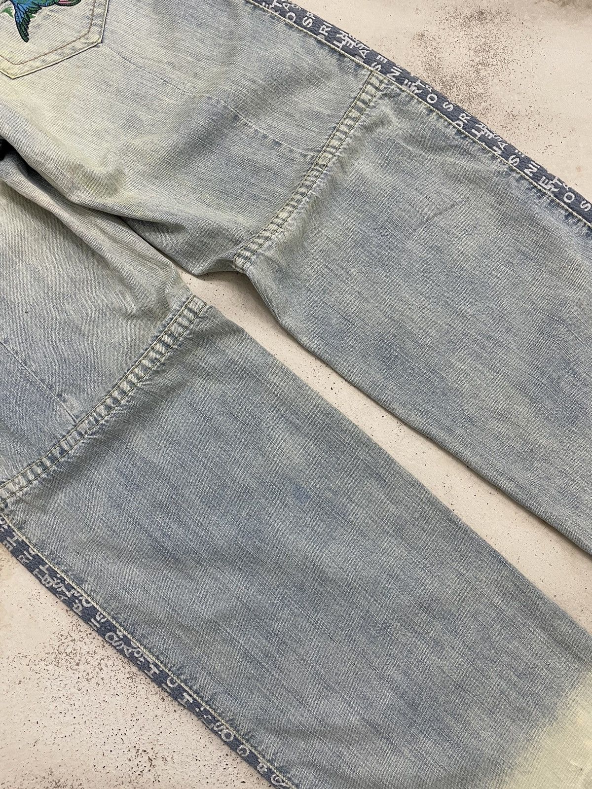 Hysteric Glamour Light Blue Mud Wash A6 Art Hysteric Style Distressed Denim Size US 30 / EU 46 - 15 Thumbnail