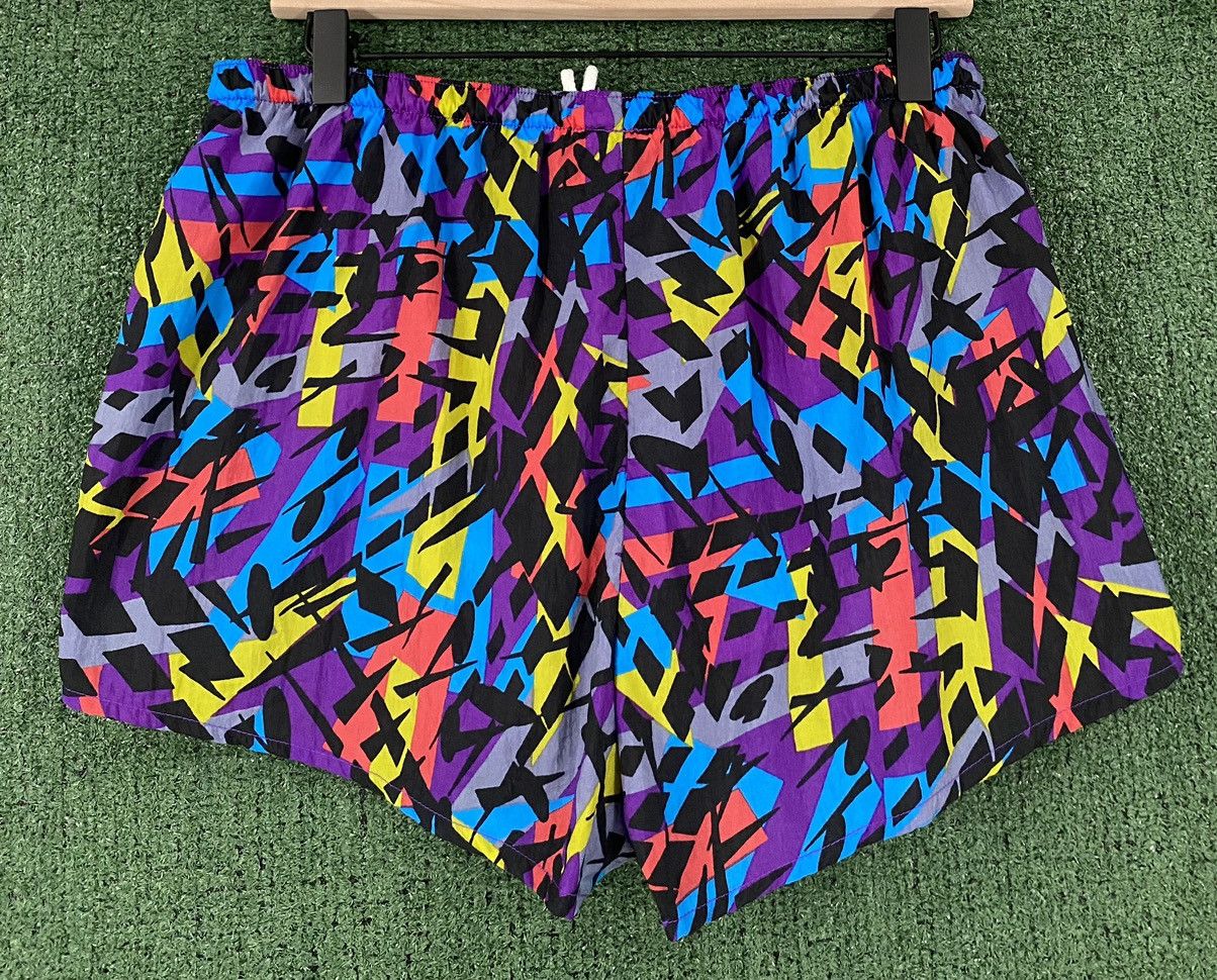 Nike VTG 90’s Nike Spellout Lined Sprinter Shorts Mens Medium Size US 34 / EU 50 - 4 Thumbnail