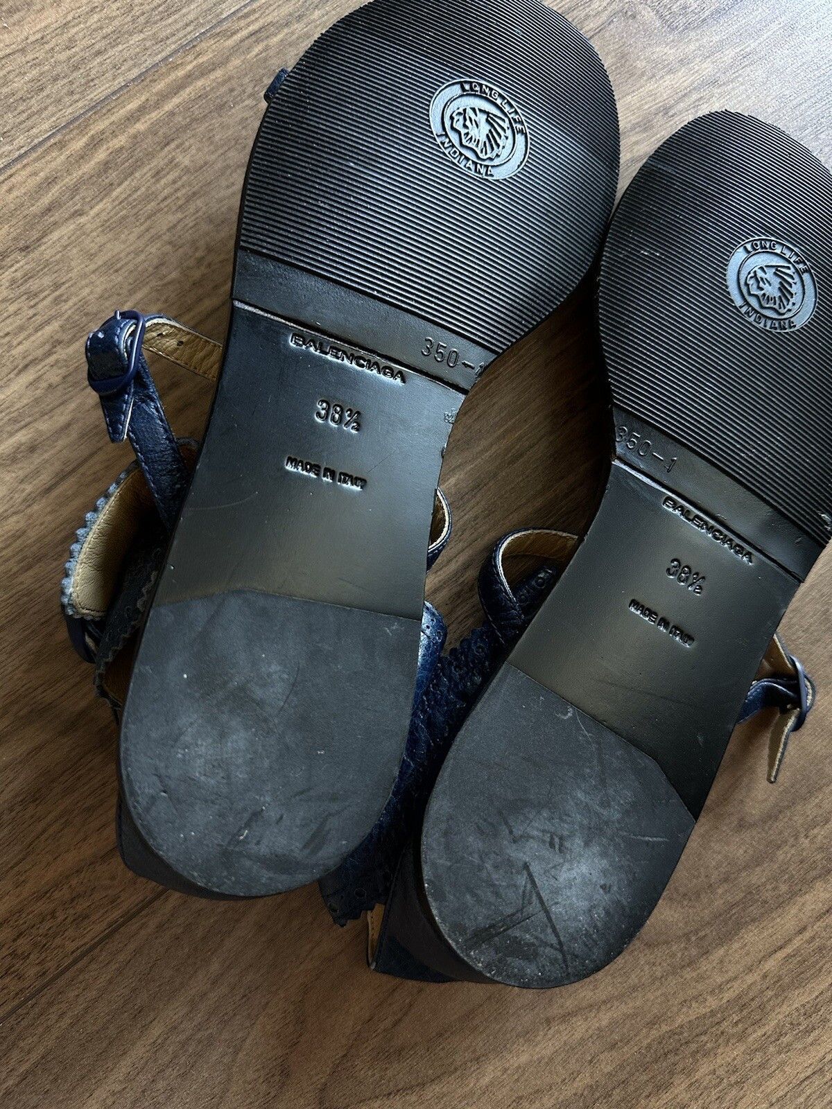Balenciaga Balenciaga Paris Gladiator Studded Flat Sandals City Size US 8.5 / IT 38.5 - 20 Thumbnail