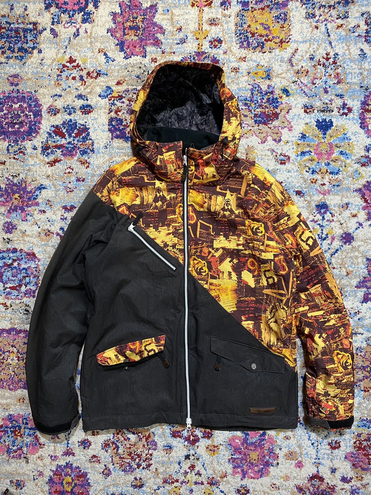 Other × Simms VTG SIMS SNOWBOARD LIBERTY STATUE HOODIE JACKET Size US XL / EU 56 / 4 - 1 Thumbnail