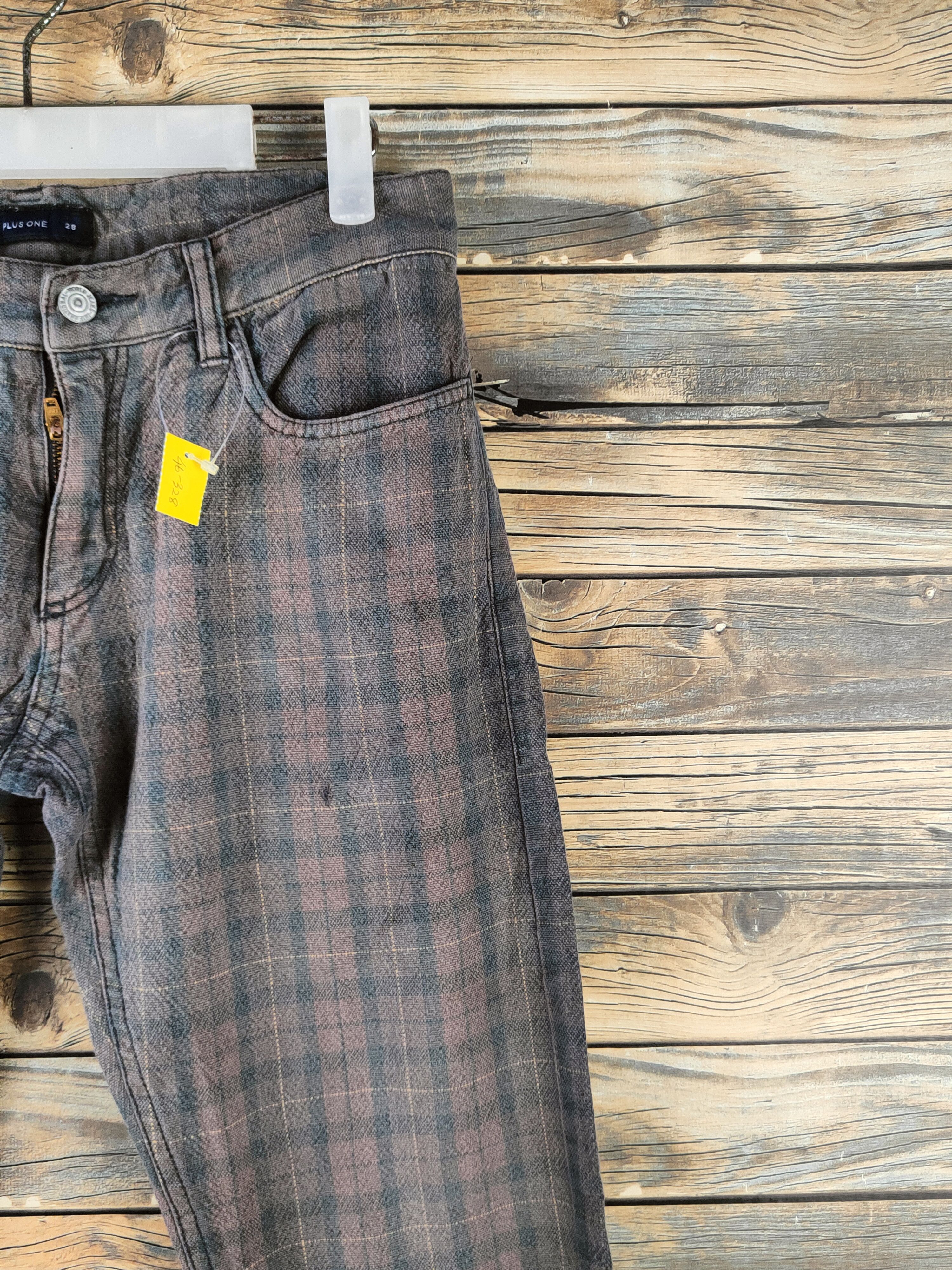 Plus One Clothing DL Plus One Brown Faded Multipocket Casual Pants #46-328 Size 28" / US 6 / IT 42 - 5 Thumbnail