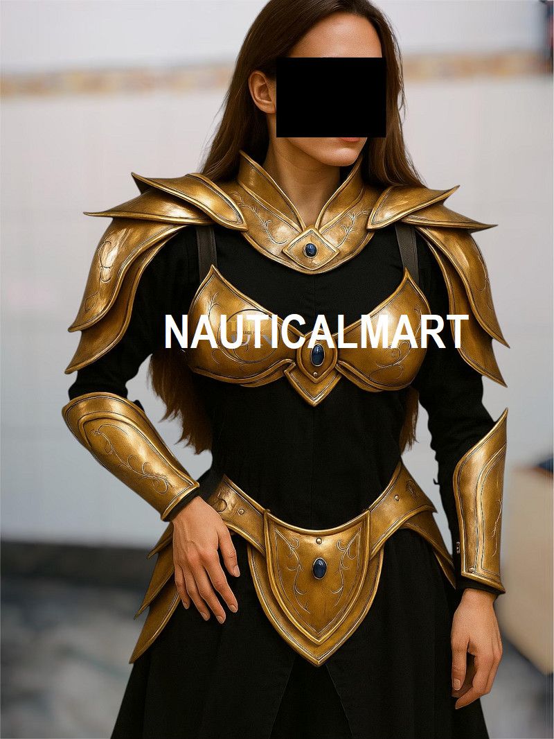 Other Elven Queen Brass Armor Suit Size ONE SIZE - 1 Thumbnail