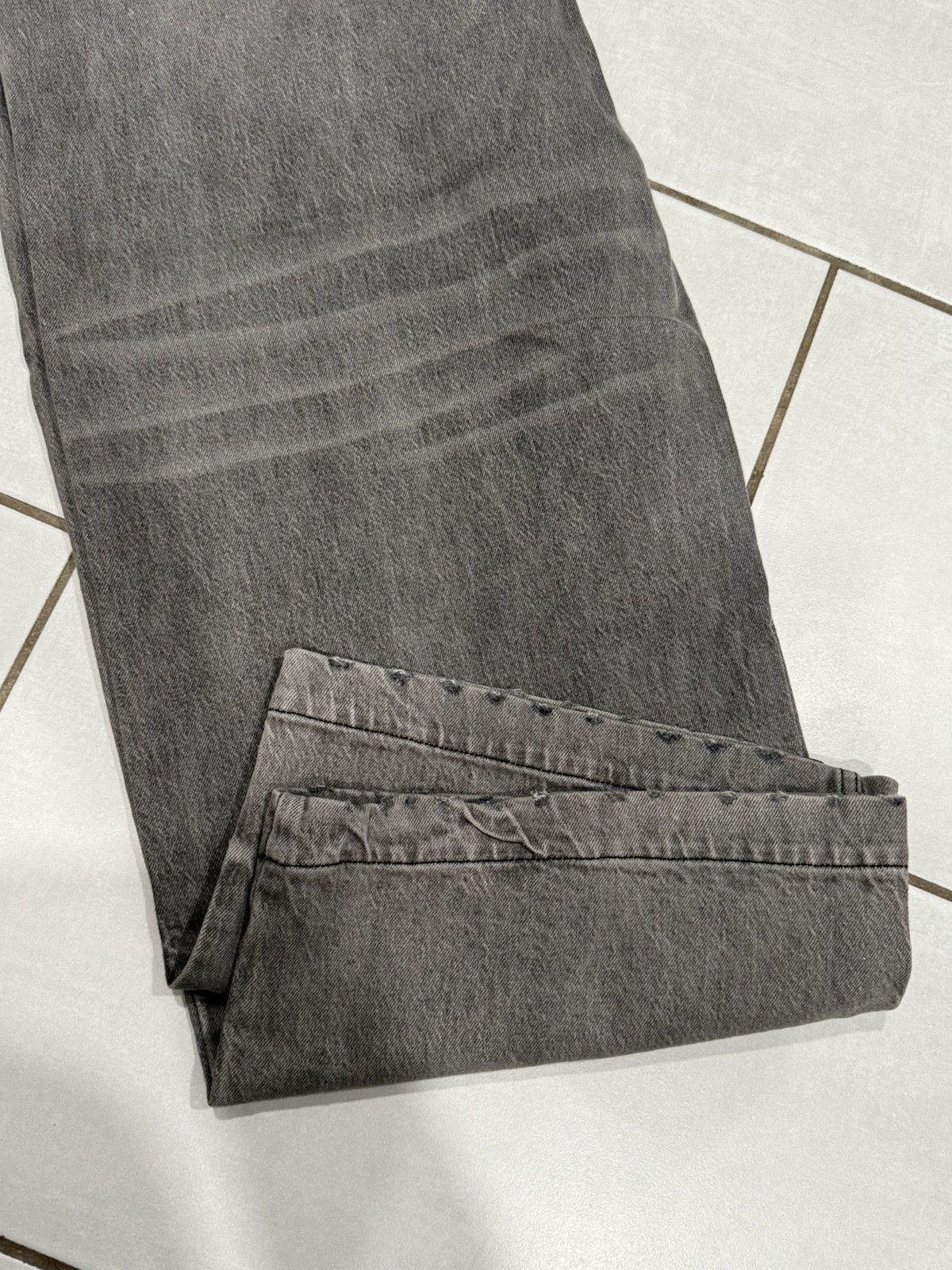 K-Two Studios Ktwo Studios Heavy Denim Grey Size US 33 - 4 Thumbnail