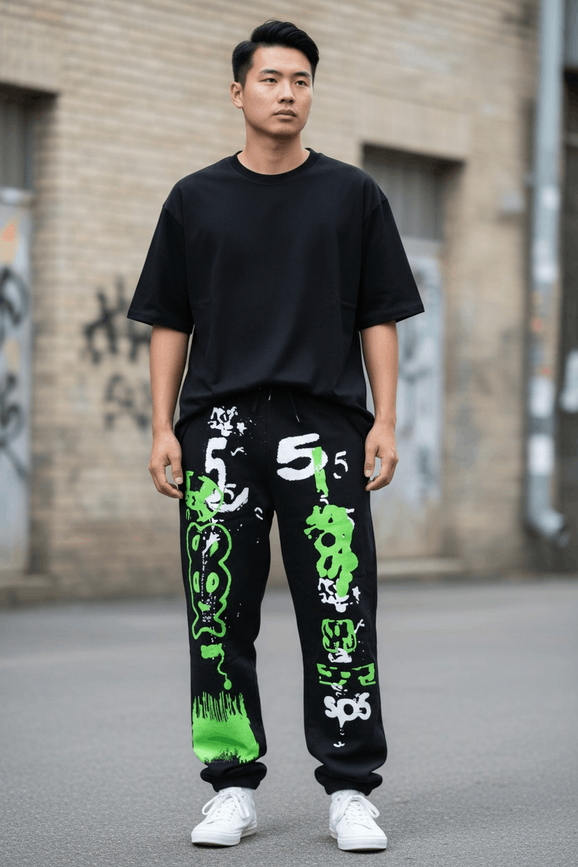 Sp5der Sp5der Black X-Ray Sweatpants XL Size US 38 / EU 54 - 1 Thumbnail
