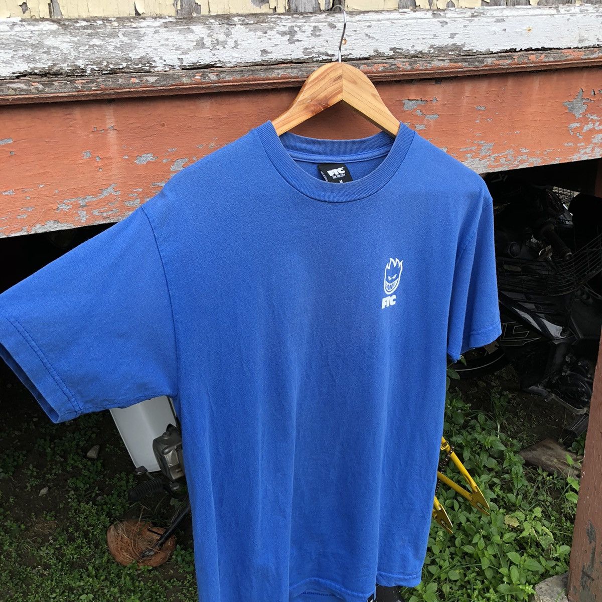 FTC Vintage y2k FTC x Spitfire Skateboards Sunfaded Tshirt Size US M / EU 48-50 / 2 - 10 Thumbnail