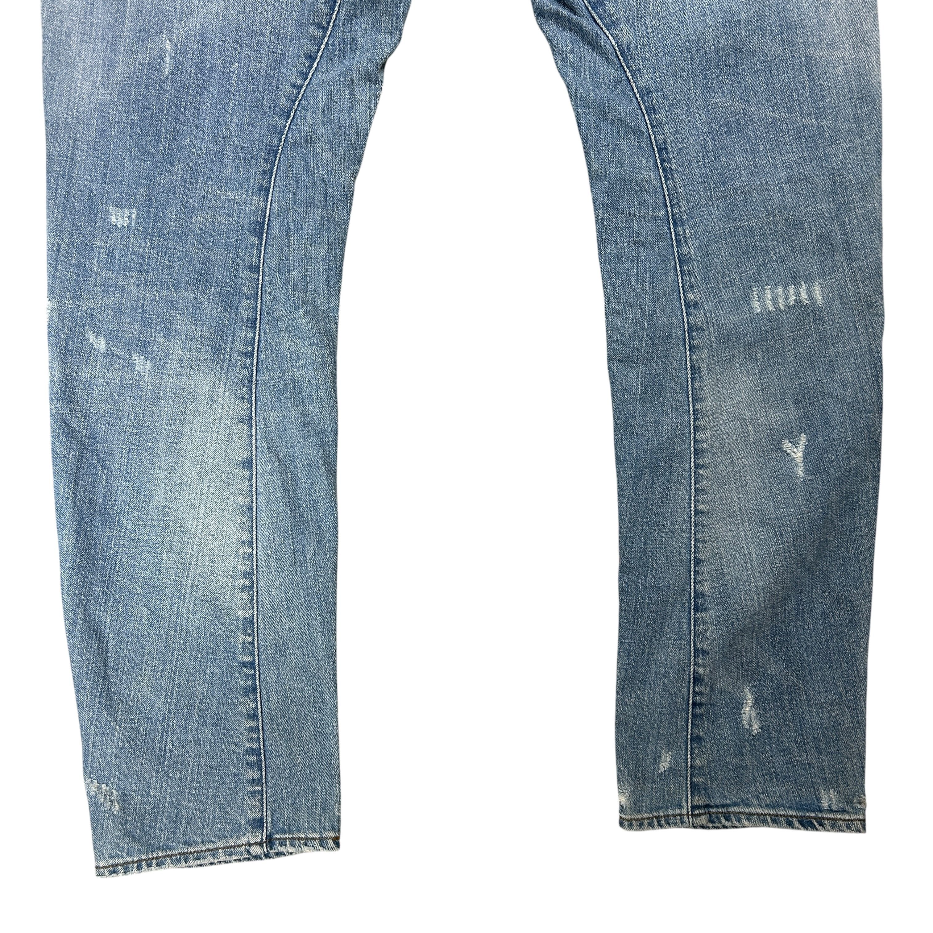 G-Star G-star Raw D-staq 3D Slim Restored Tapered Blue Denim W36L34 Size US 36 / EU 52 - 7 Thumbnail