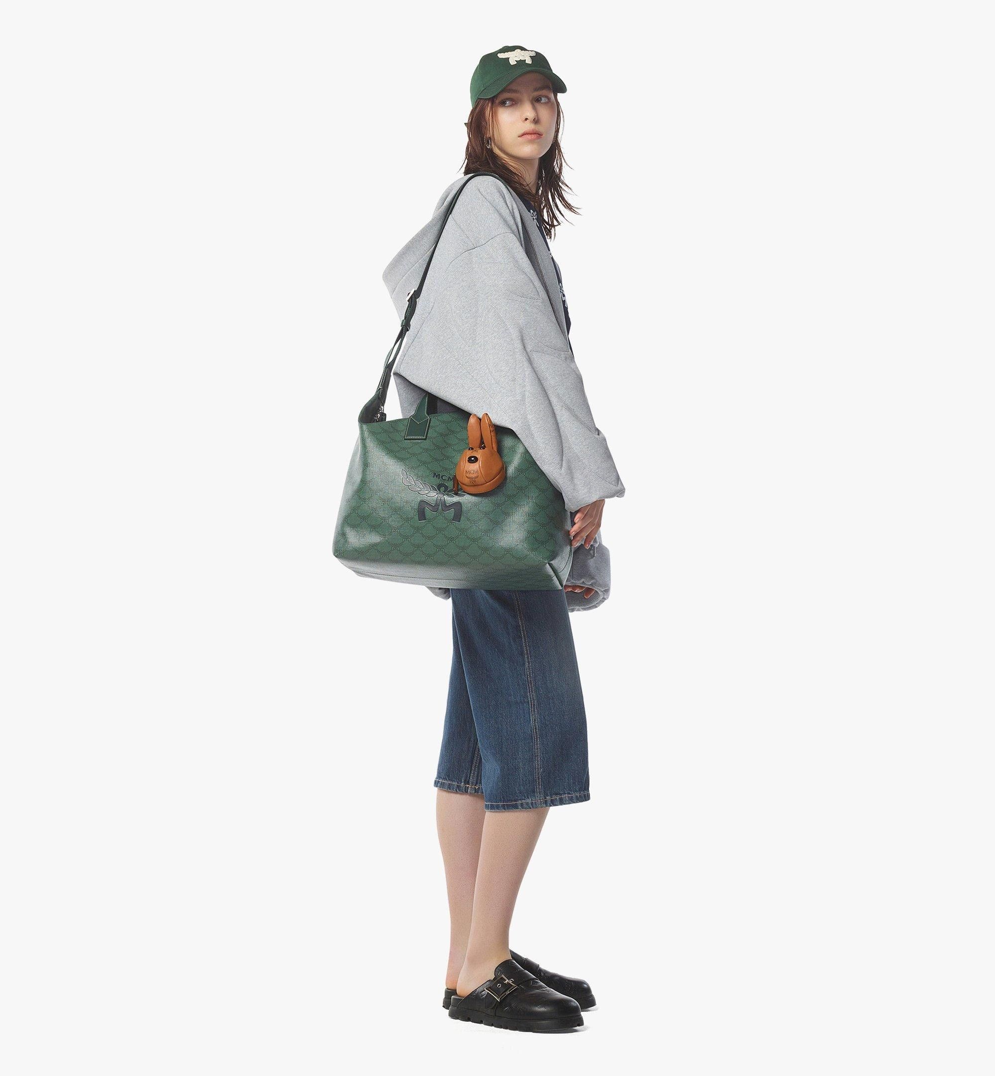 MCM o1mt1gz0225 Size: OS / Unisex Himmel E/W Tote Bag in Green Size ONE SIZE - 6 Thumbnail