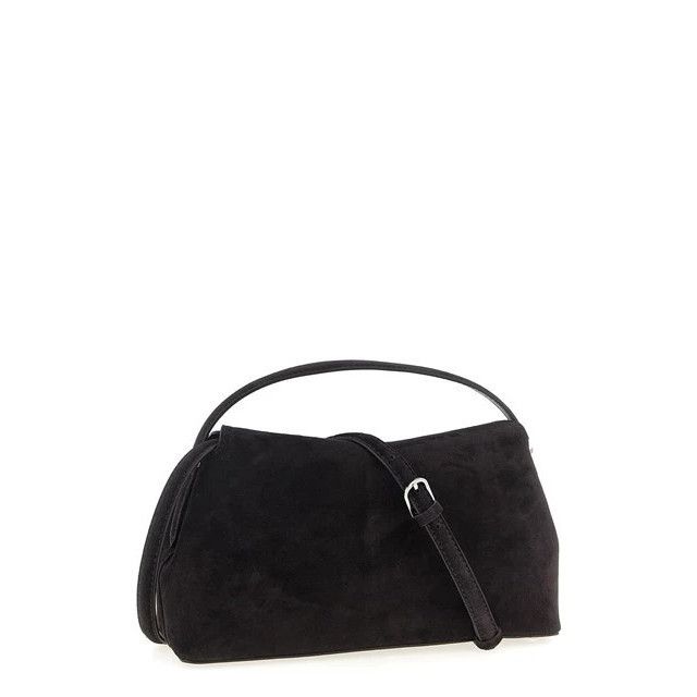 Toteme TOTEME T-Lock Espresso Brown Suede Top Handle Bag New Size ONE SIZE - 2 Thumbnail