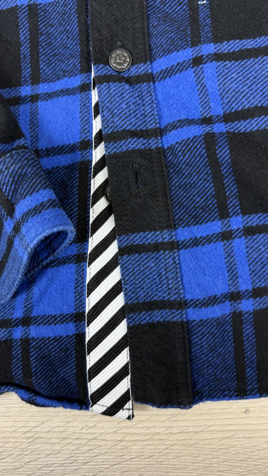 Off-White Off White Flannel Shirt Size US XS / EU 42 / 0 - 7 Thumbnail