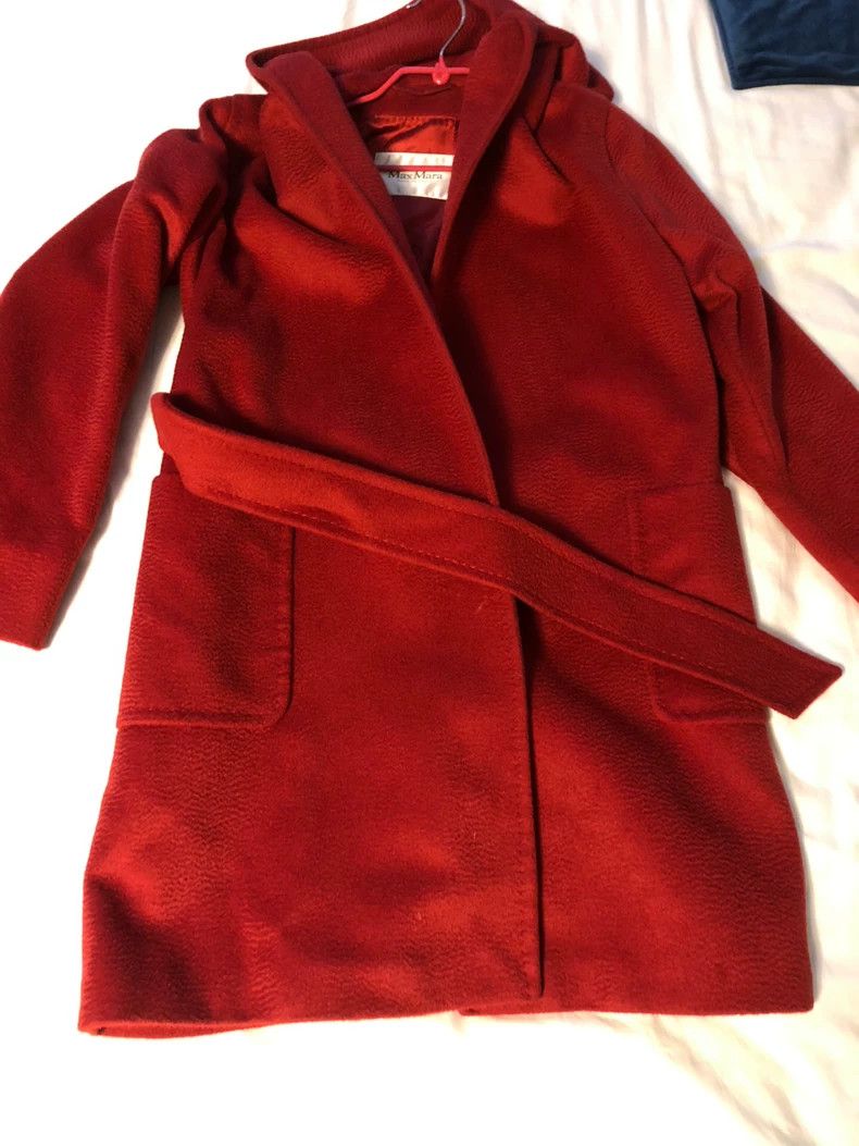 Max Mara Max Mara Bathrobe Coat Red Size S / US 4 / IT 40 - 6 Thumbnail