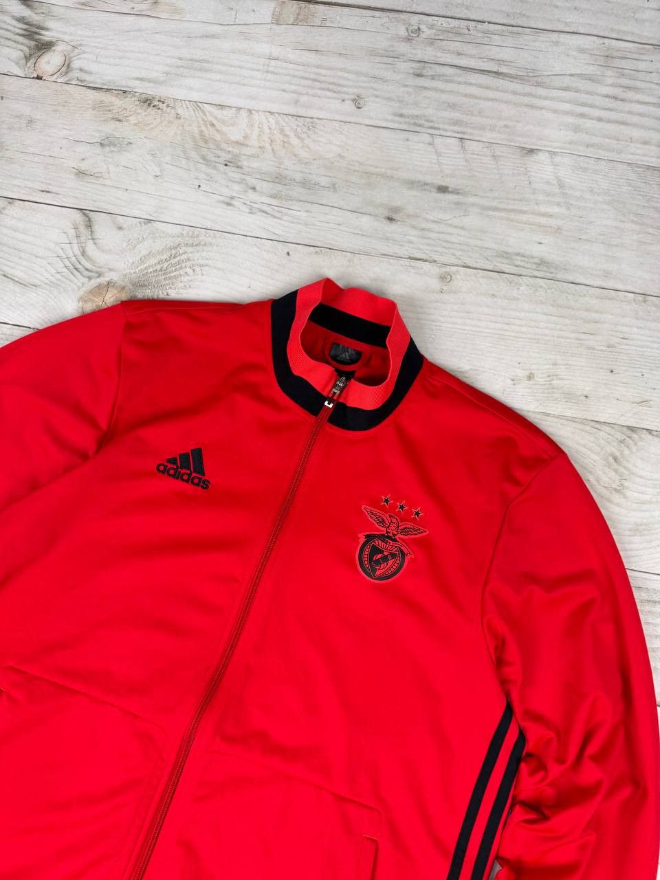 Adidas Adidas Benfica 2016 2017 Training Jacket Top Football Soccer Size US XL / EU 56 / 4 - 2 Thumbnail