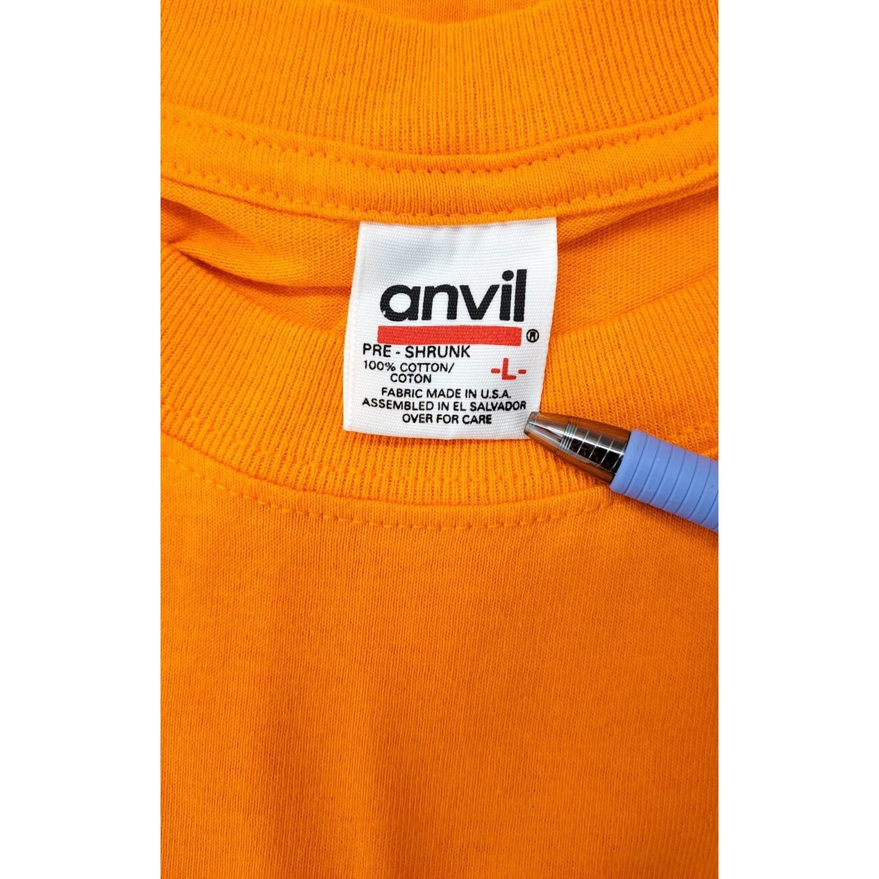 Anvil Vintage Olivia Newton-John One Woman's Journey Tour Orange Size US L / EU 52-54 / 3 - 4 Thumbnail
