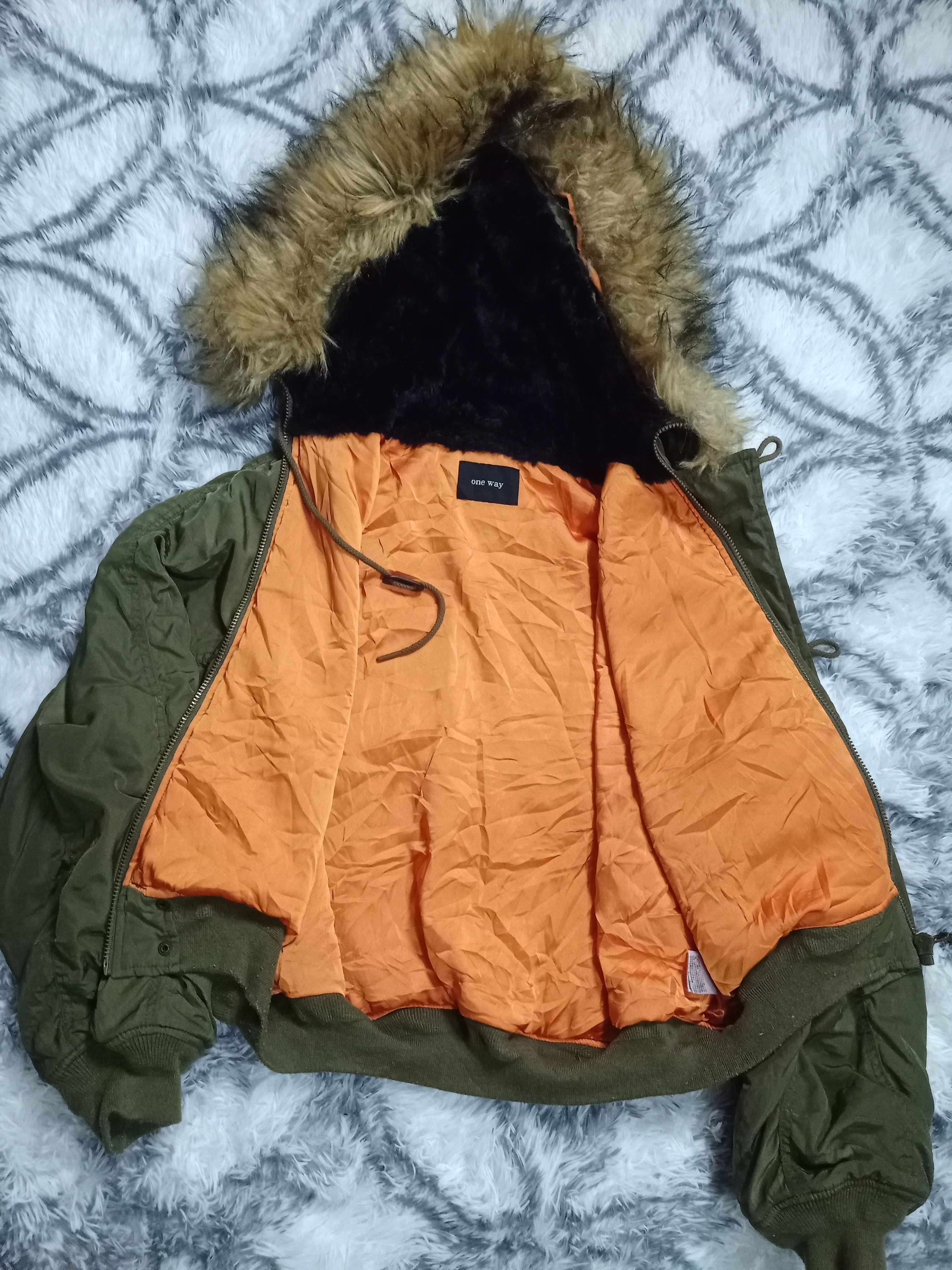 Japanese Brand One Way Bombers Jacket Hoodies Size US S / EU 44-46 / 1 - 4 Thumbnail