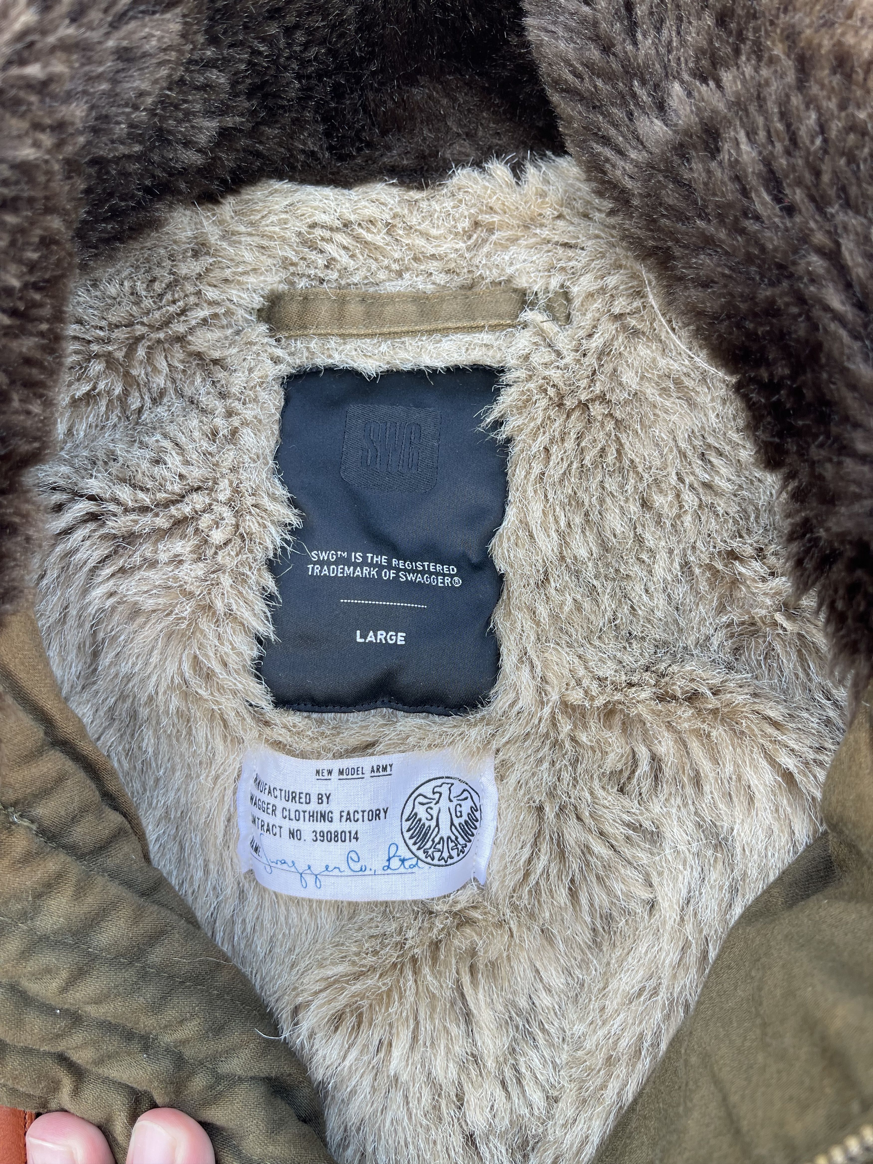 Japanese Brand × Swagger Bomber Sherpa Shearling Jacket Size US L / EU 52-54 / 3 - 6 Thumbnail