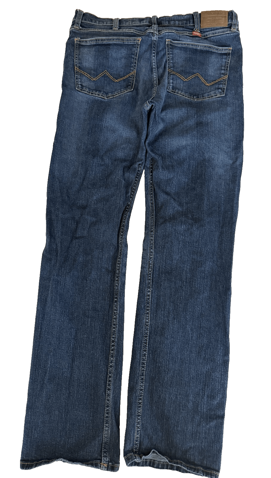 Wrangler Wrangler Mens 34x30 Straight Fit Jeans Denim Pants Classic Size US 34 / EU 50 - 3 Thumbnail