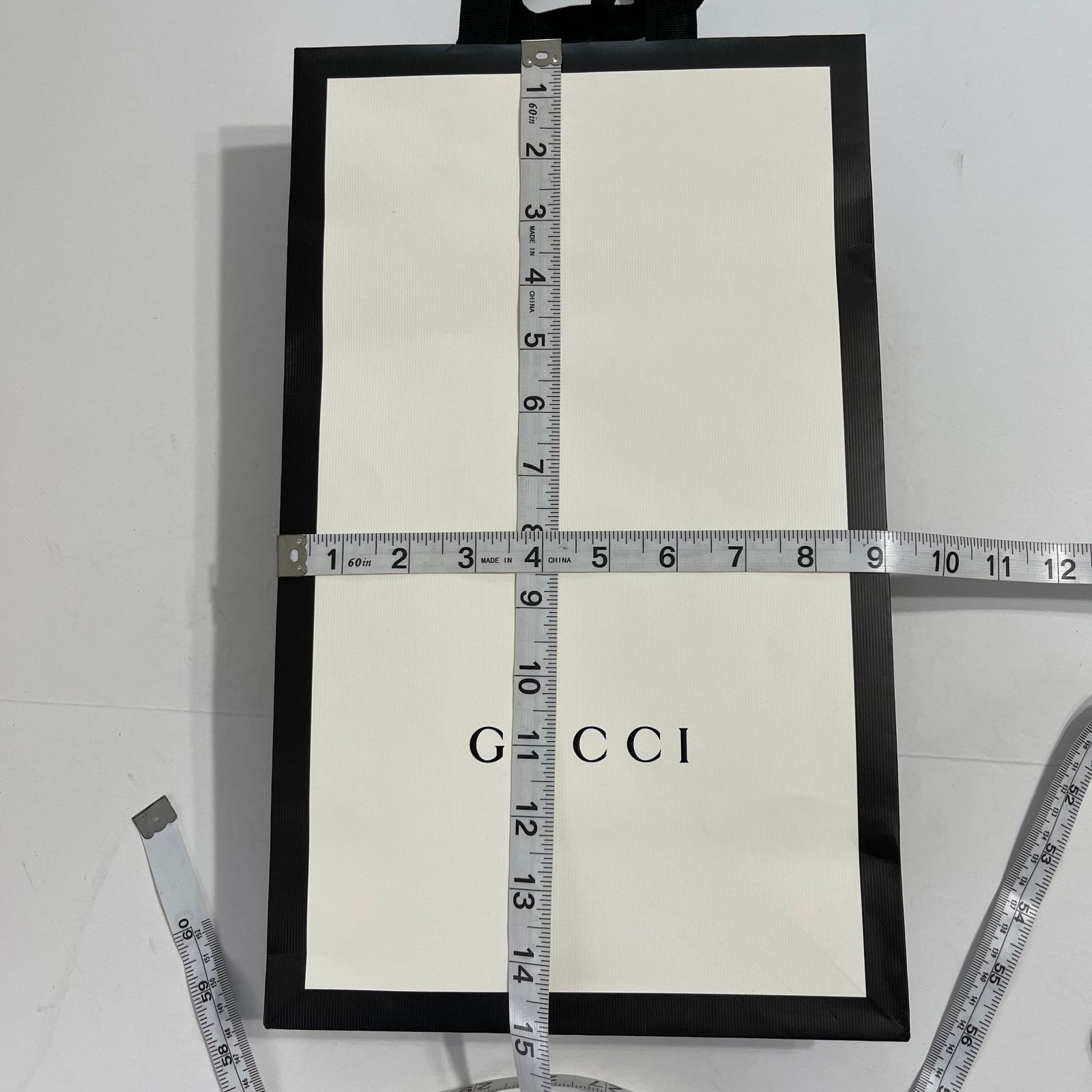 Gucci GUCCI Luxury Edition Empty Gift Shopping Bag, 15" x 9" Size ONE SIZE - 6 Thumbnail