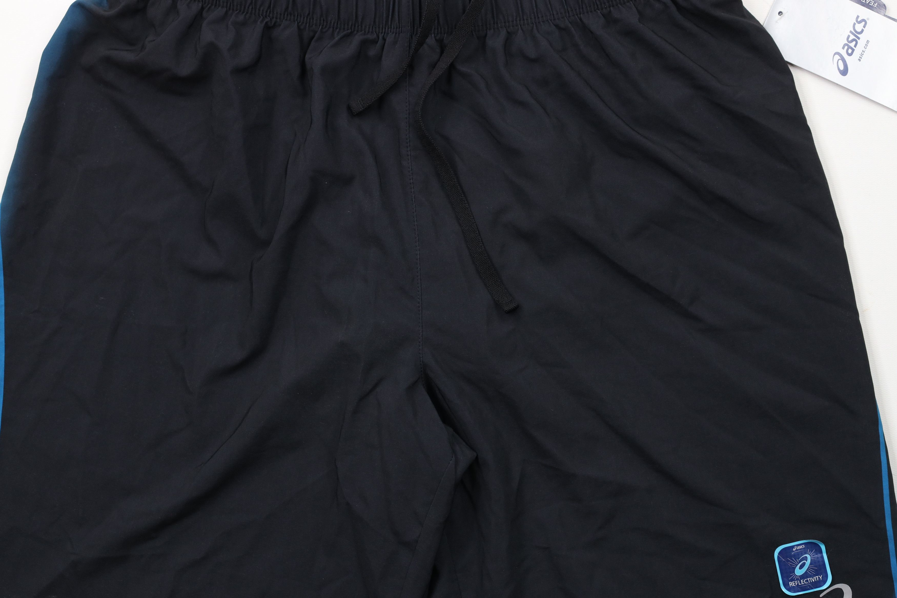 Asics × Vintage Deadstock Vintage Asics Out Reflective Lined Running Shorts Size US 34 / EU 50 - 3 Thumbnail