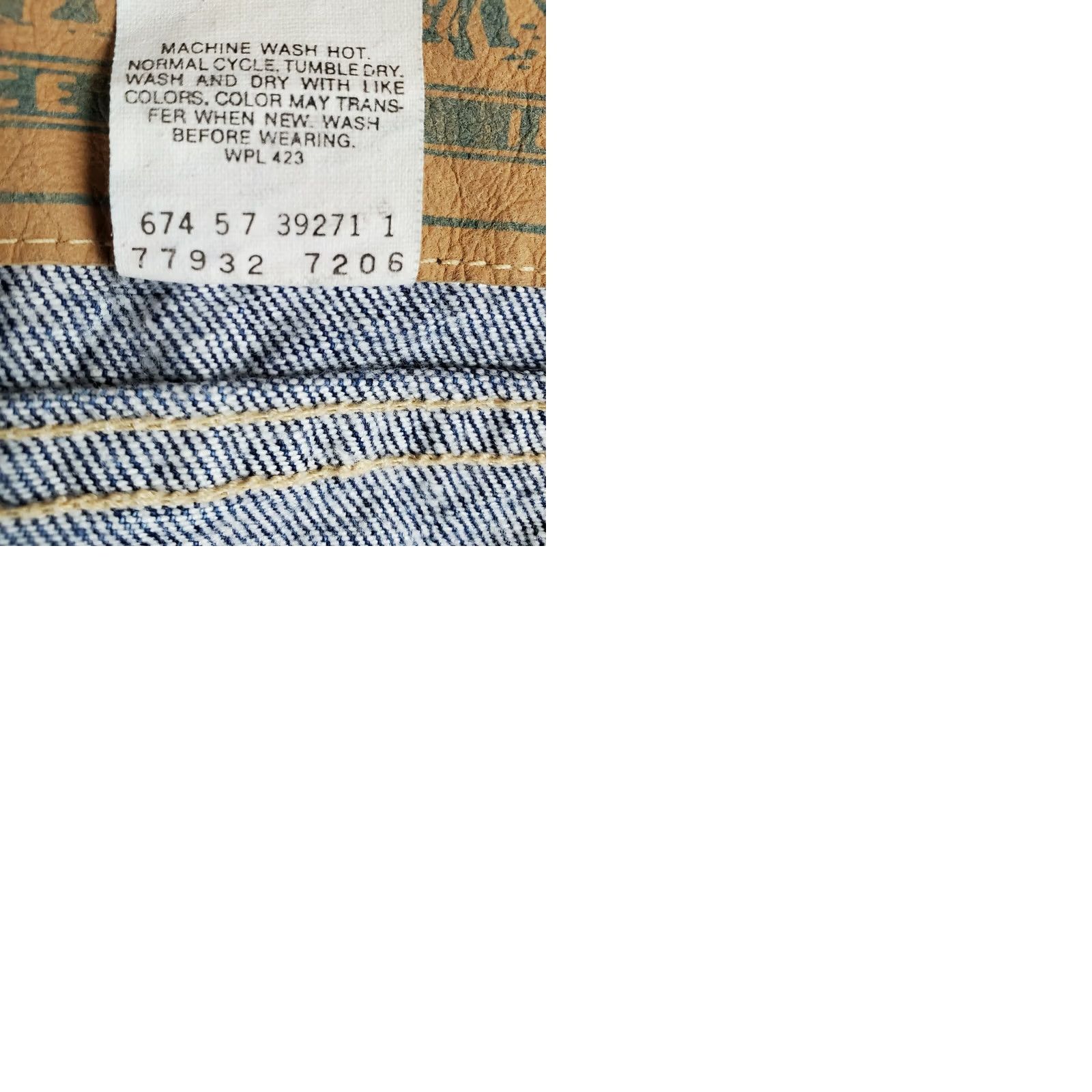Levi's VTG Levi's Denim Chore Jacket Womens Large Blue Cotton Corduroy Collar Made in USA Vintage Coat Size L / US 10 / IT 46 - 9 Thumbnail