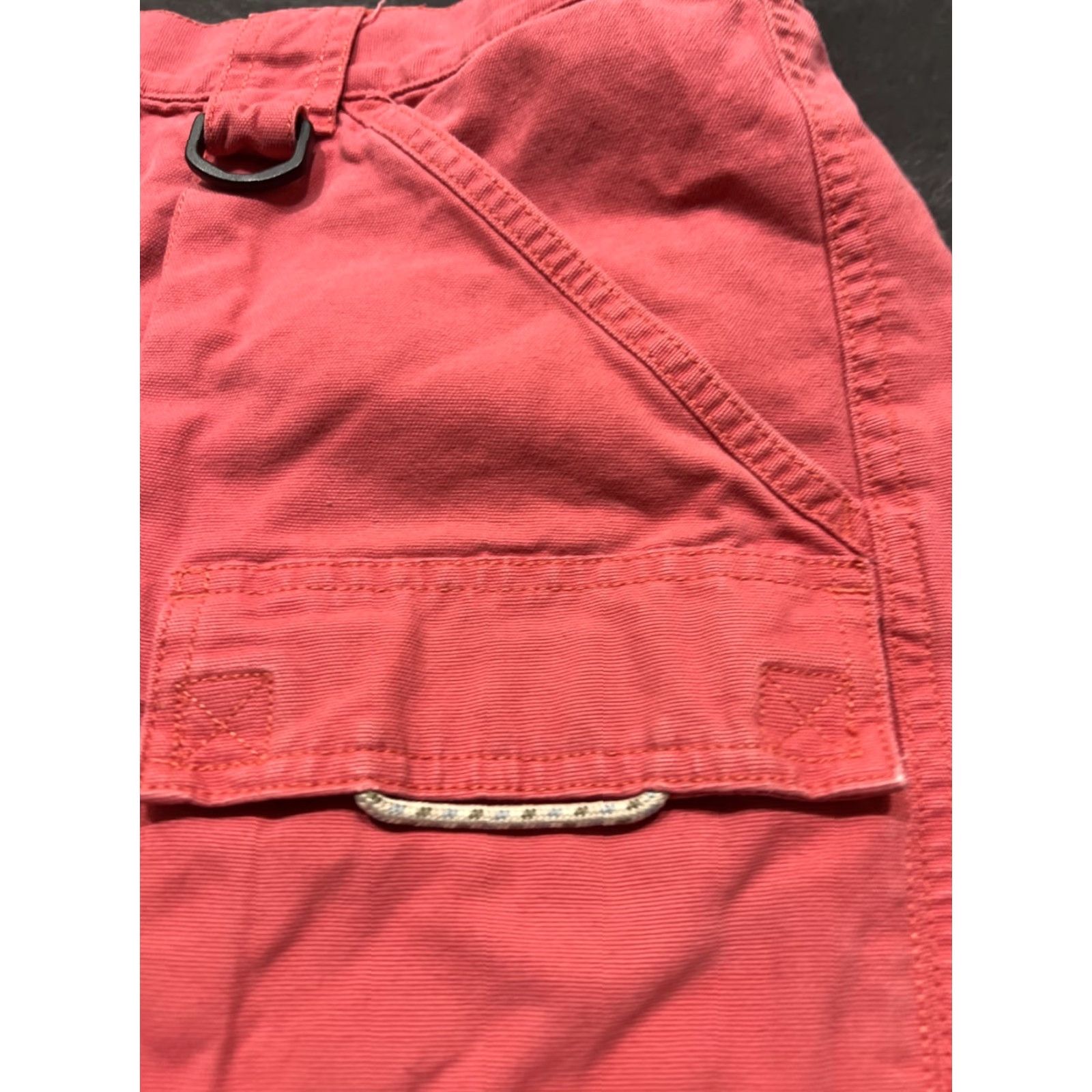 Vintage Columbia PFG Swim Trunks Mens L Red 7L Salmon Light Red Omni-Shade Fishing Short Trunks Men Swim Bottoms Size US 33 - 4 Thumbnail