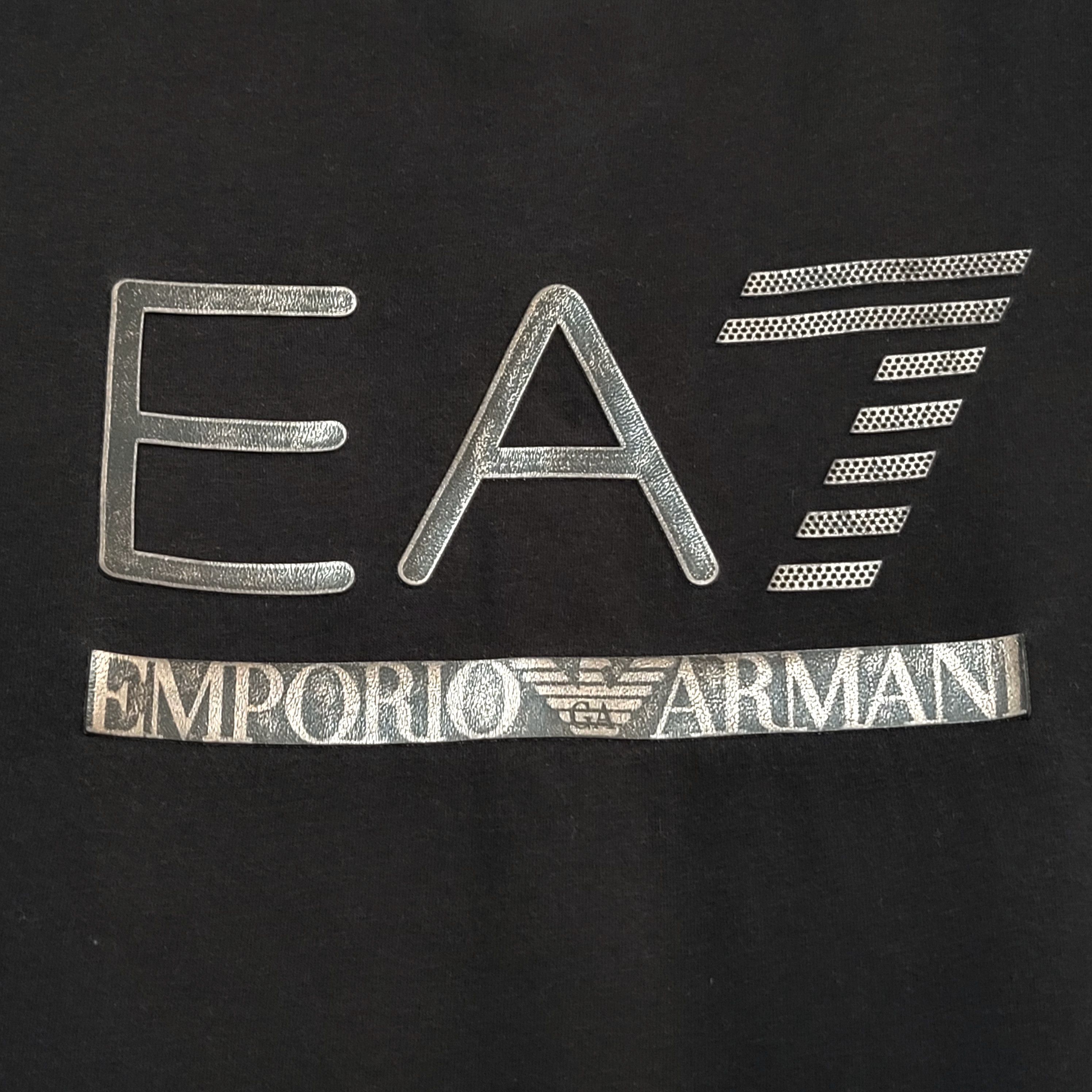 Armani Emporio Armani EA7 Plastic big logo T Shirt Size M Size US M / EU 48-50 / 2 - 3 Thumbnail