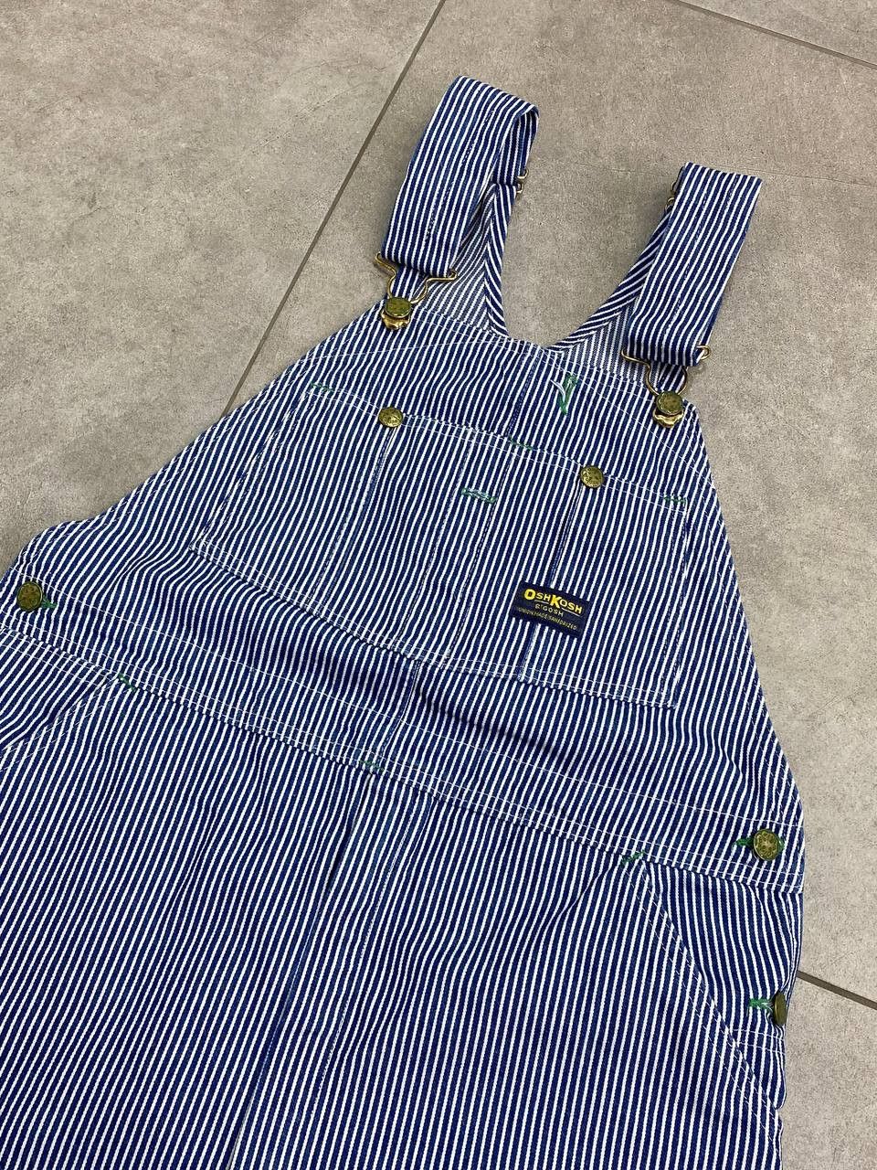 Oshkosh Vintage Oshkosh B'Gosh Union Made Striped American Overalls Size US 36 / EU 52 - 6 Thumbnail