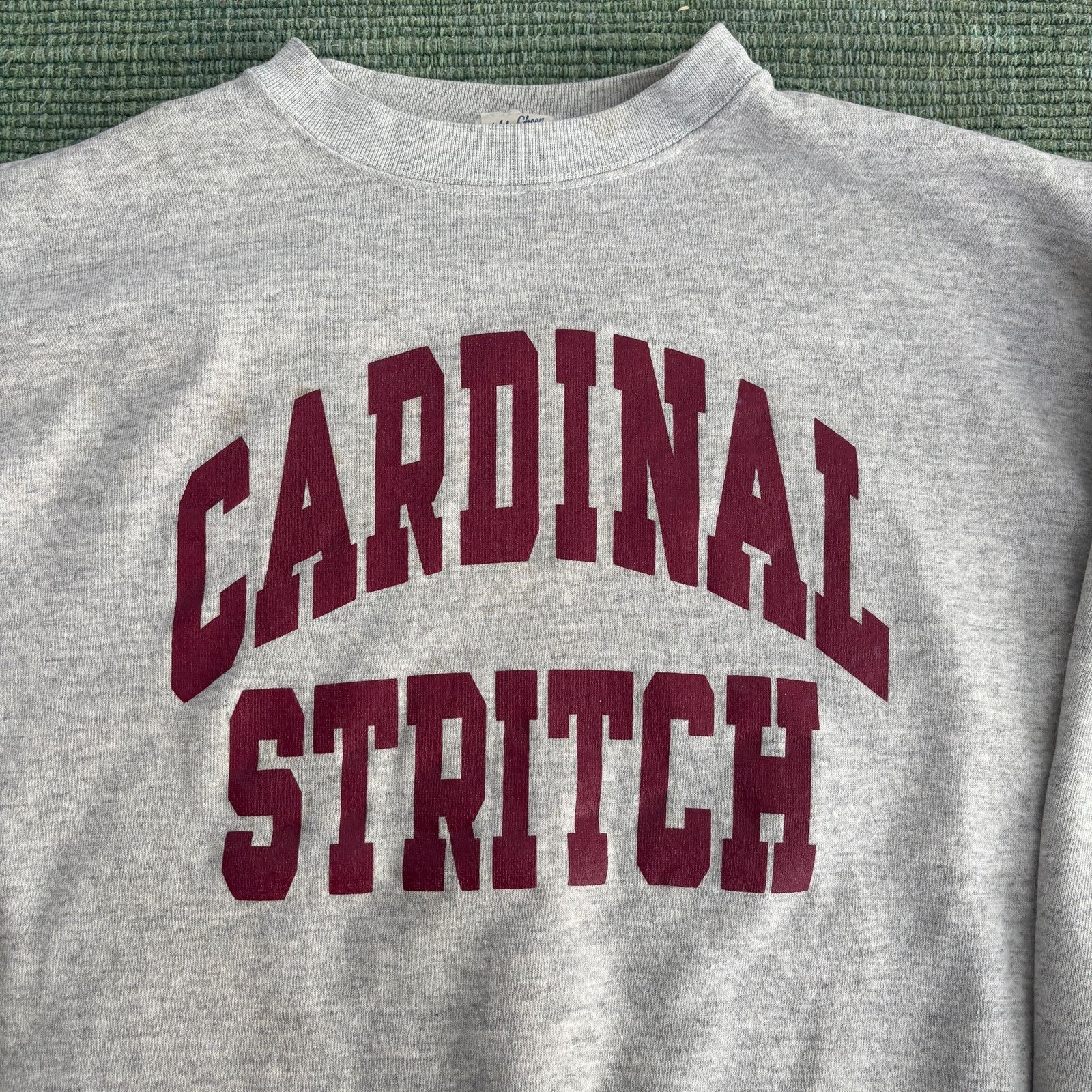Velva Sheen Vintage 1980s Cardinal Stritch gray cotton sweatshirt XL Size US XL / EU 56 / 4 - 2 Thumbnail