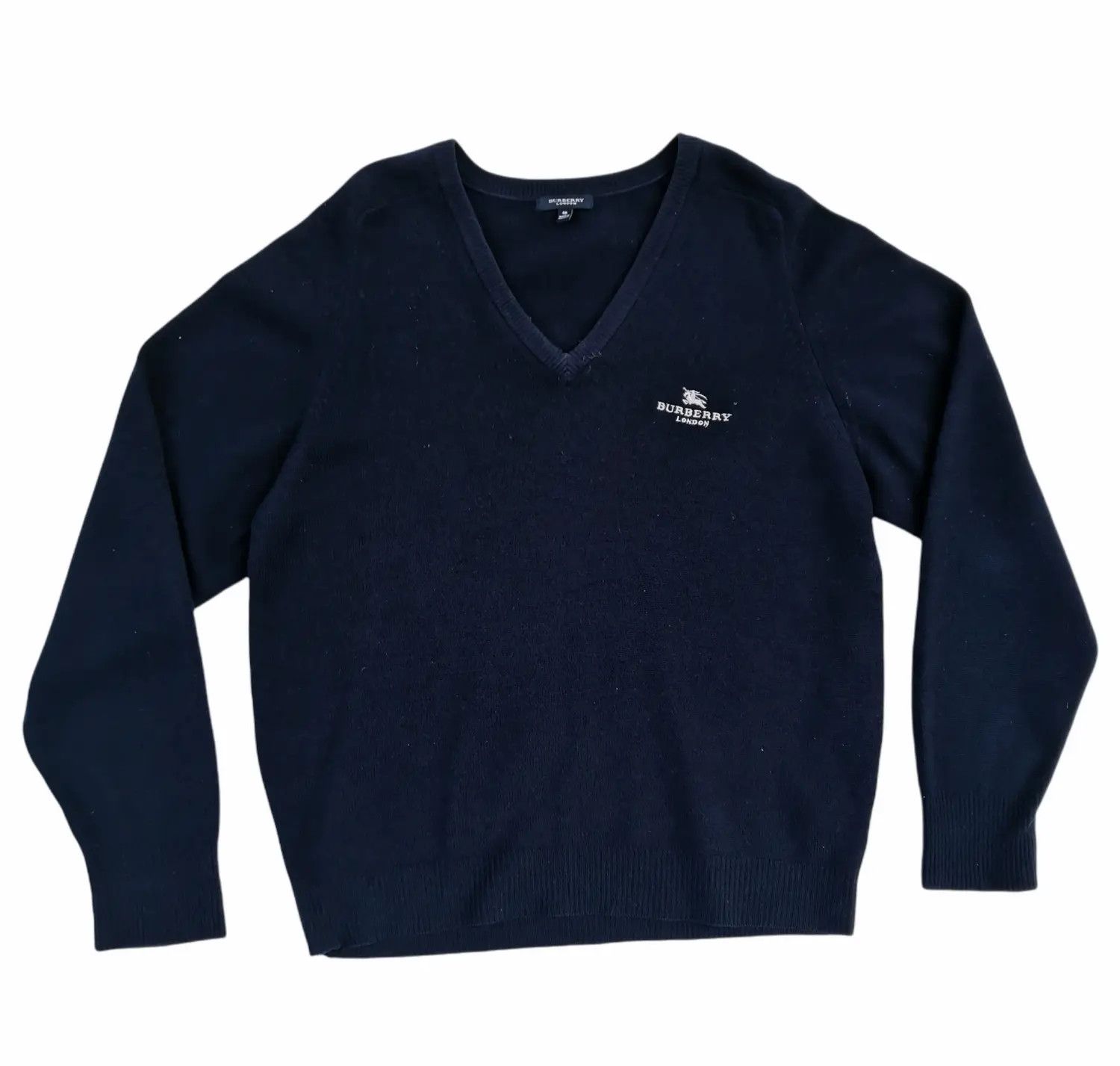 Burberry Rare!!! Burberry London Small Logo Embroidered Knitwear Size US M / EU 48-50 / 2 - 1 Thumbnail